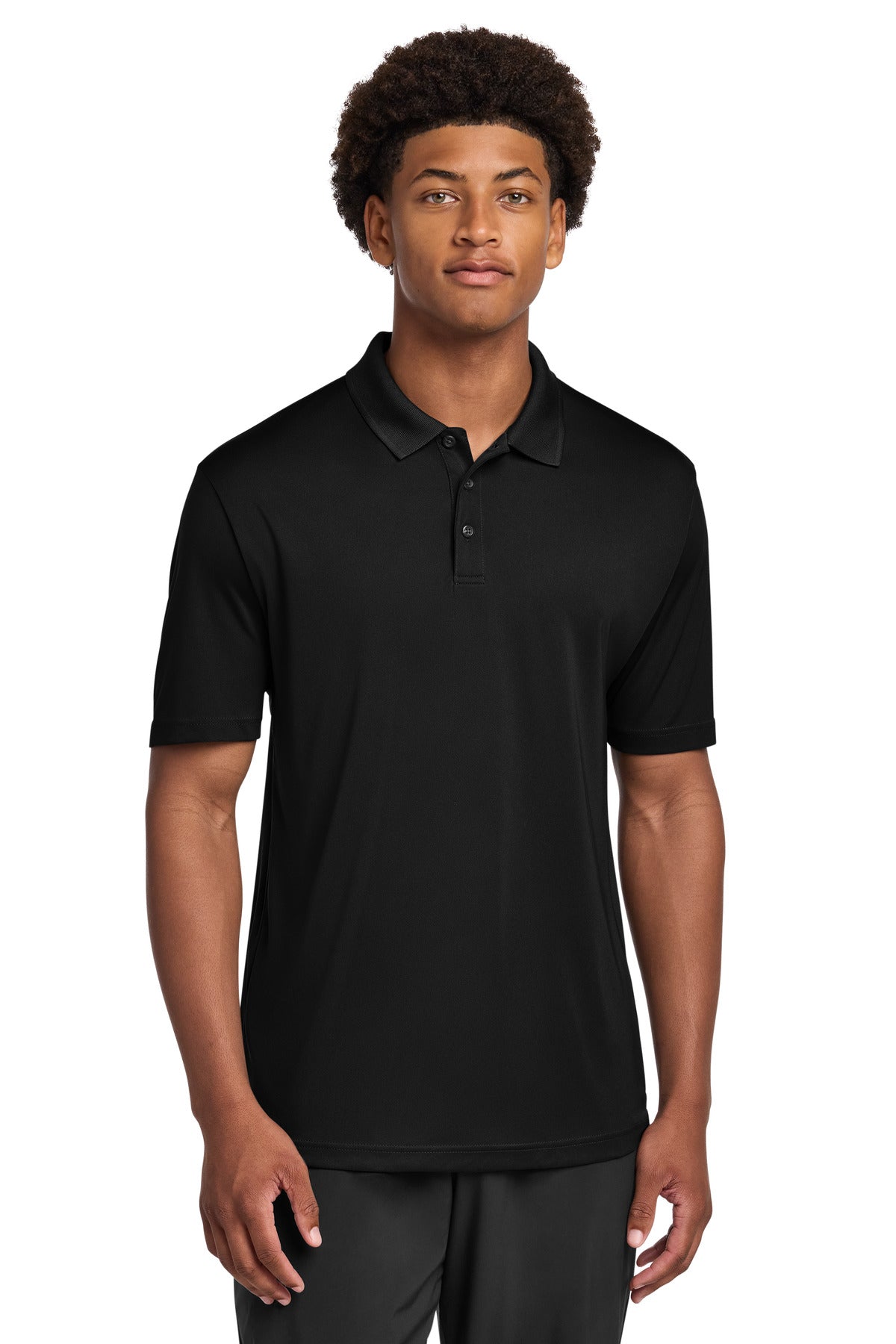 Sport-Tek PosiCharge Re-Compete Polo ST725 - Black
