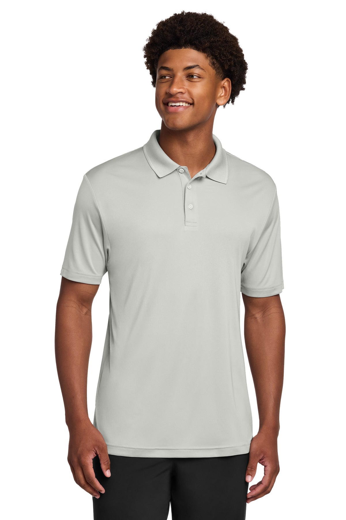 Sport-Tek PosiCharge Re-Compete Polo ST725 - Silver