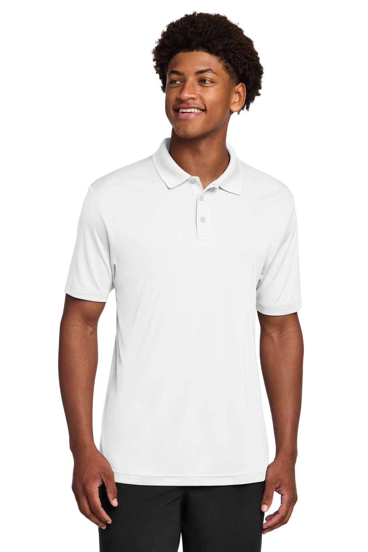 Sport-Tek PosiCharge Re-Compete Polo ST725 - White