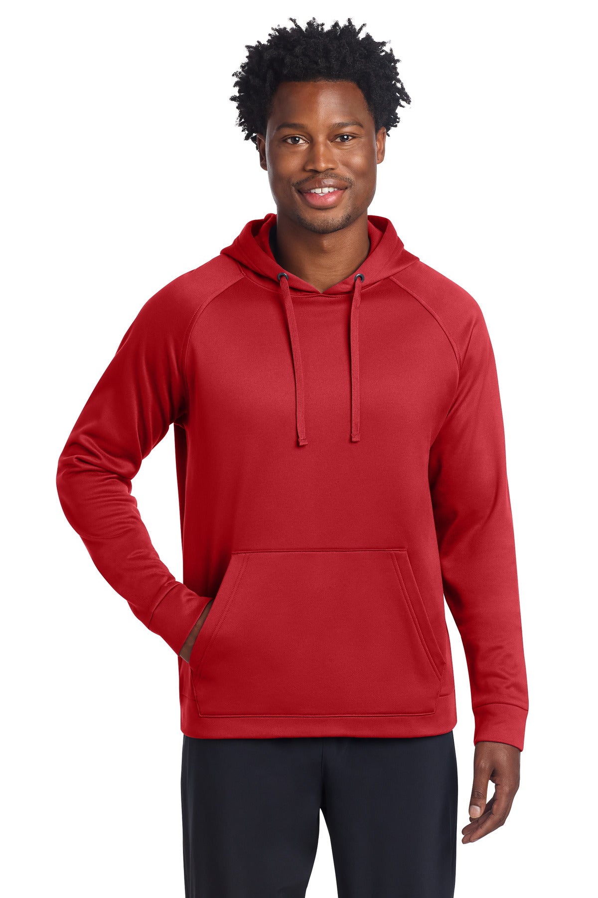 Sport-Tek Re-Compete Fleece Pullover Hoodie ST730 - True Red