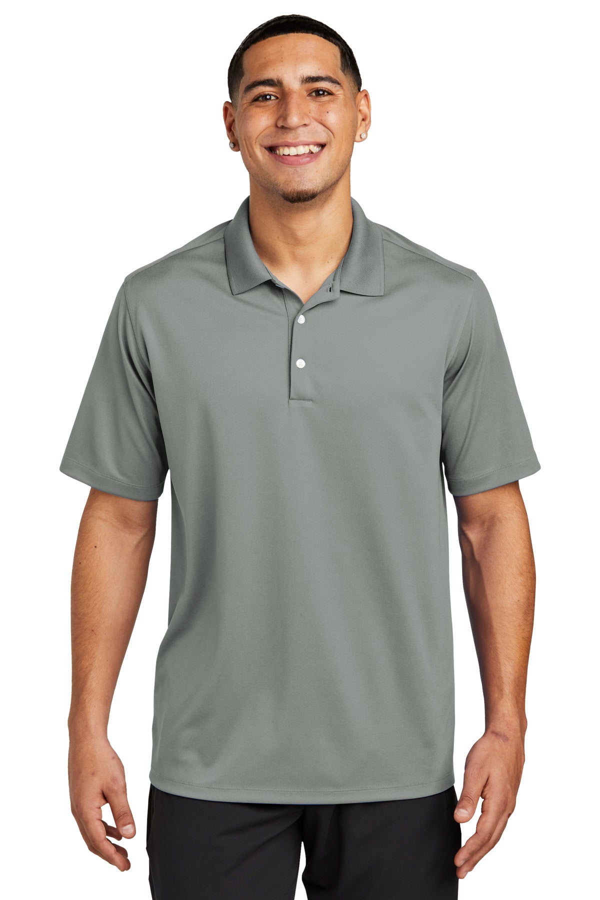 Sport-Tek UV Micropique Polo ST740 - Grey Concrete