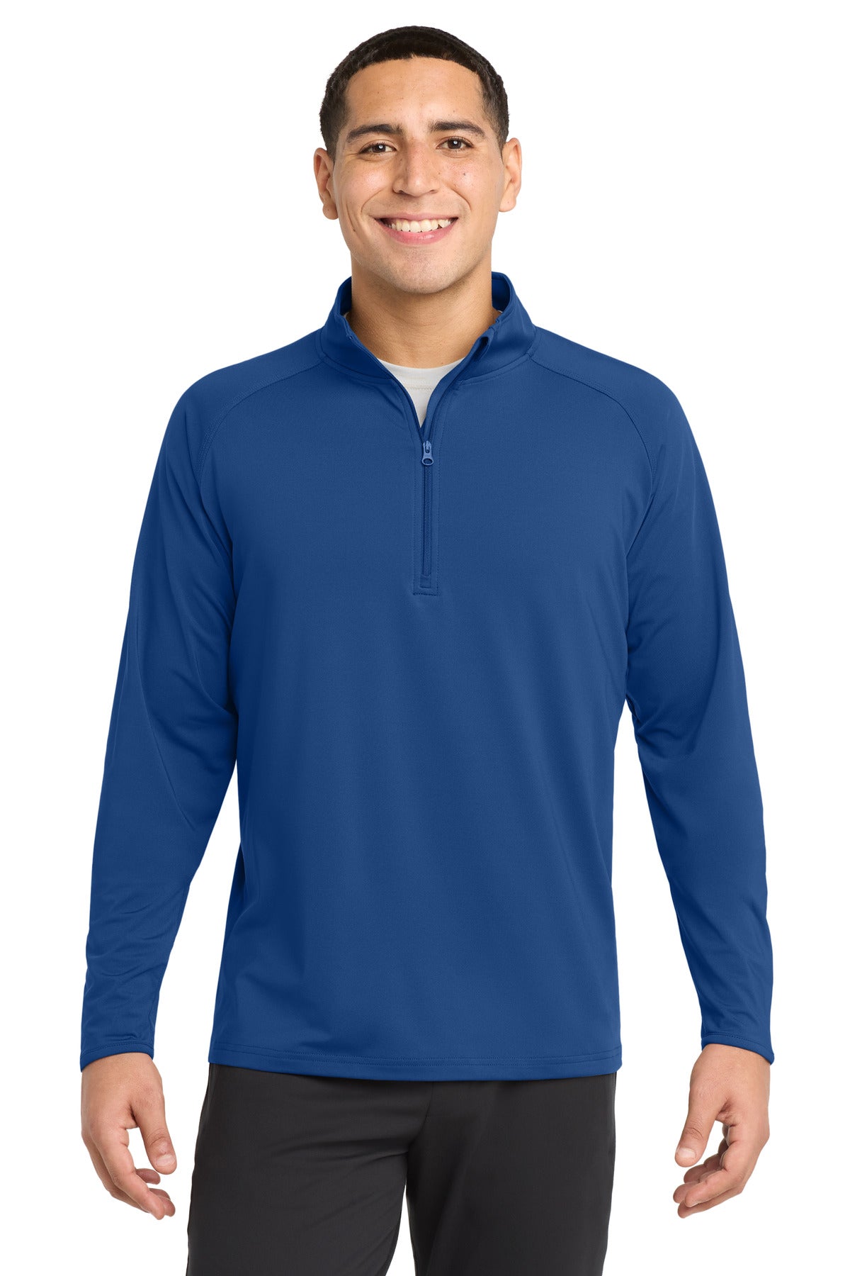 Sport-Tek Sport-Wick Stretch 1/4-Zip Pullover. ST850 - True Royal
