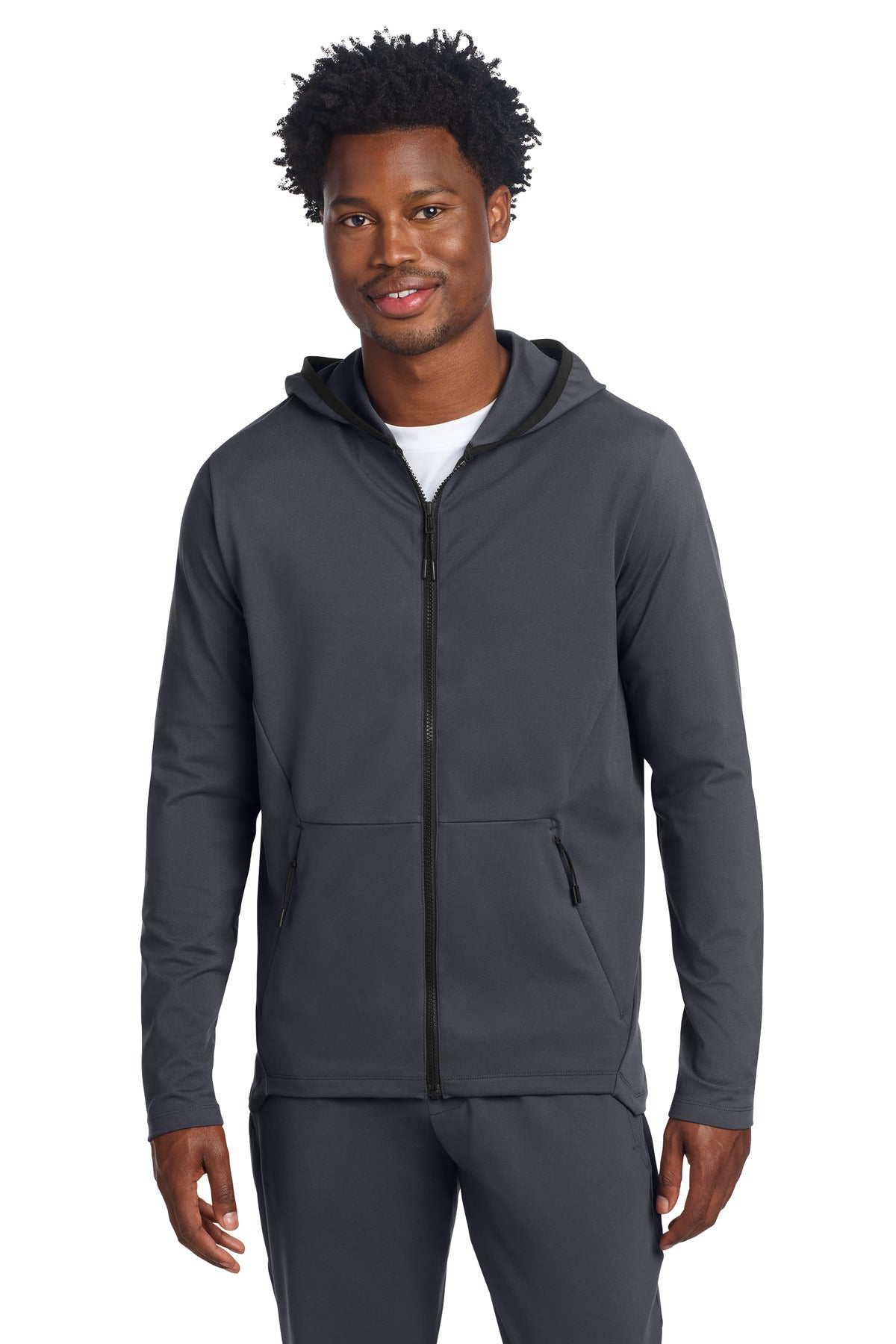 Sport-Tek Circuit Hooded Full-Zip ST870 - Graphite