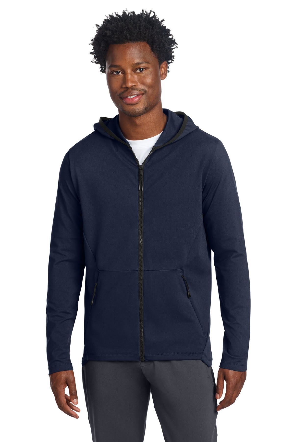 Sport-Tek Circuit Hooded Full-Zip ST870 - True Navy
