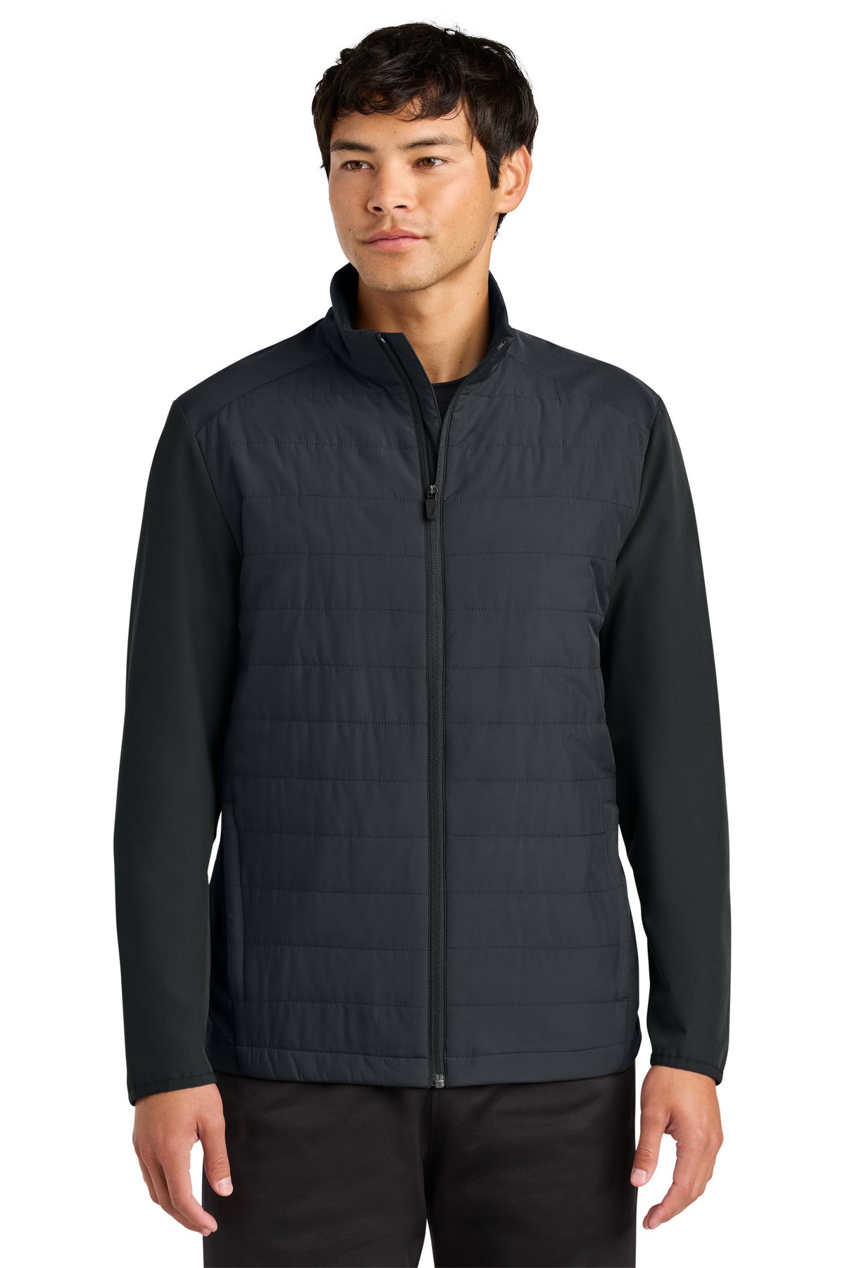 Sport-Tek Teknical Hybrid Jacket ST940 - Black