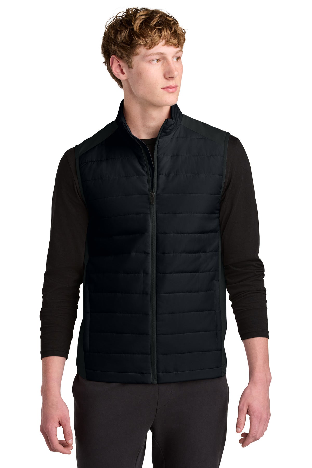 Sport-Tek Teknical Hybrid Vest ST941 - Black