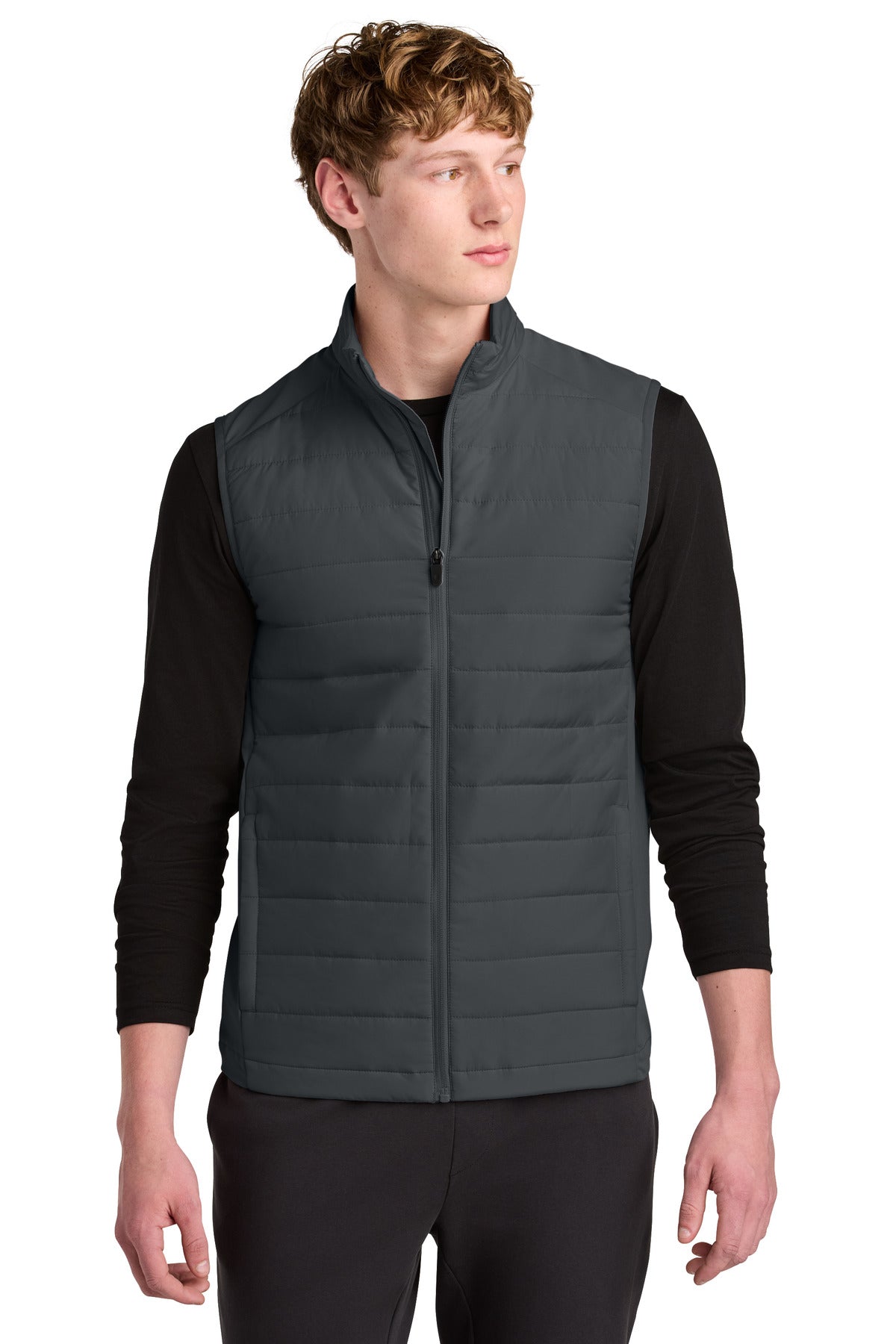 Sport-Tek Teknical Hybrid Vest ST941 - Iron Grey