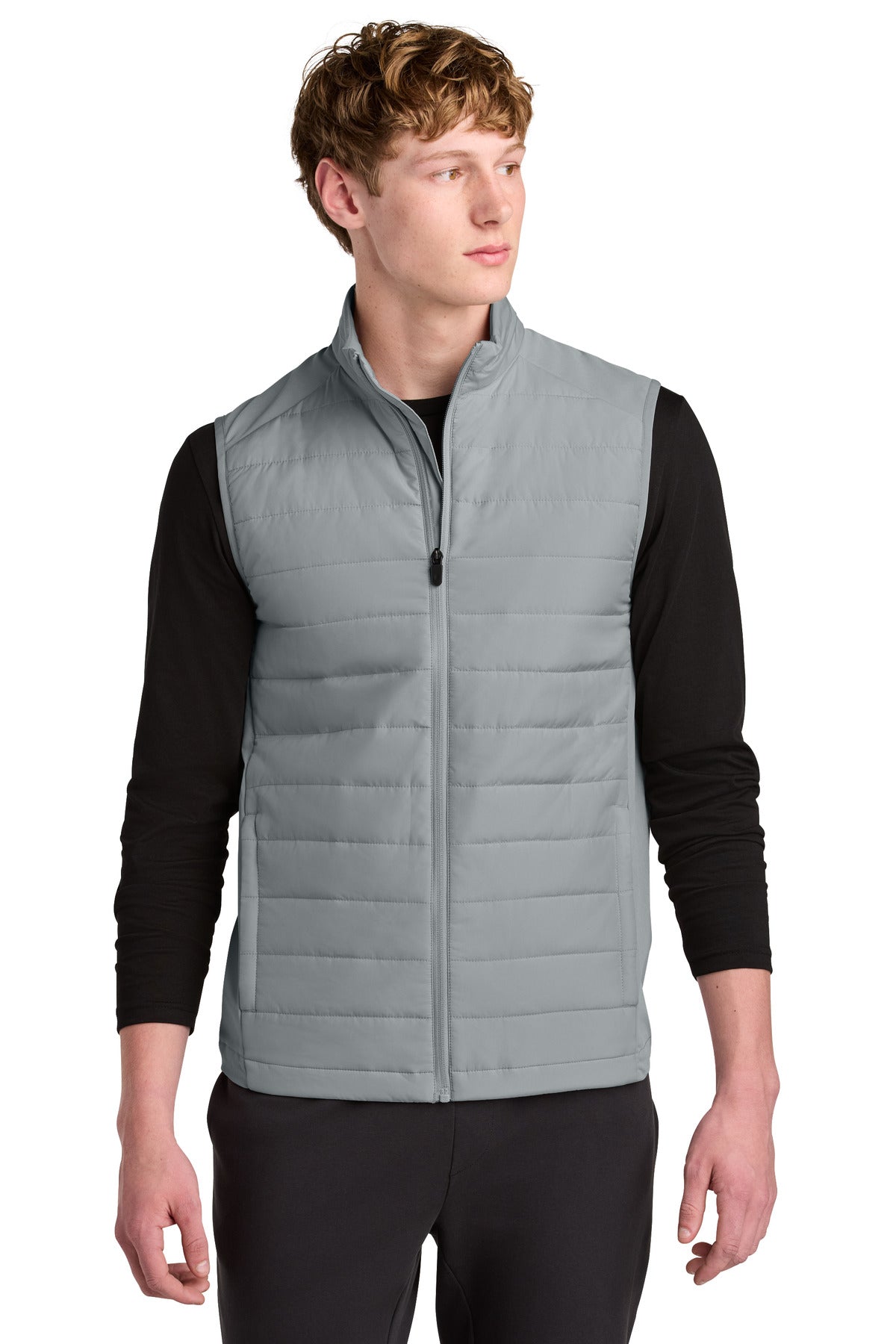 Sport-Tek Teknical Hybrid Vest ST941 - Silver