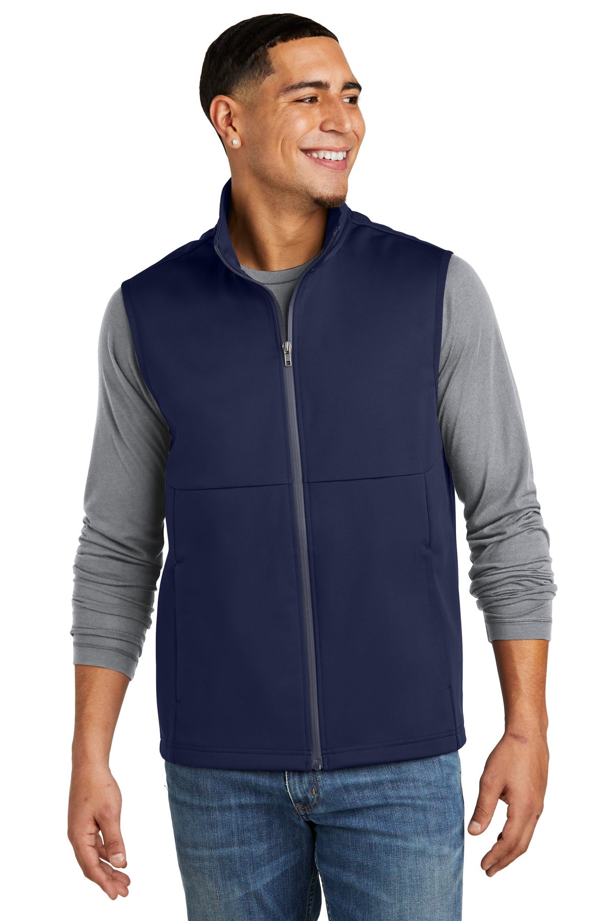 Sport-Tek Soft Shell Vest ST981 - True Navy