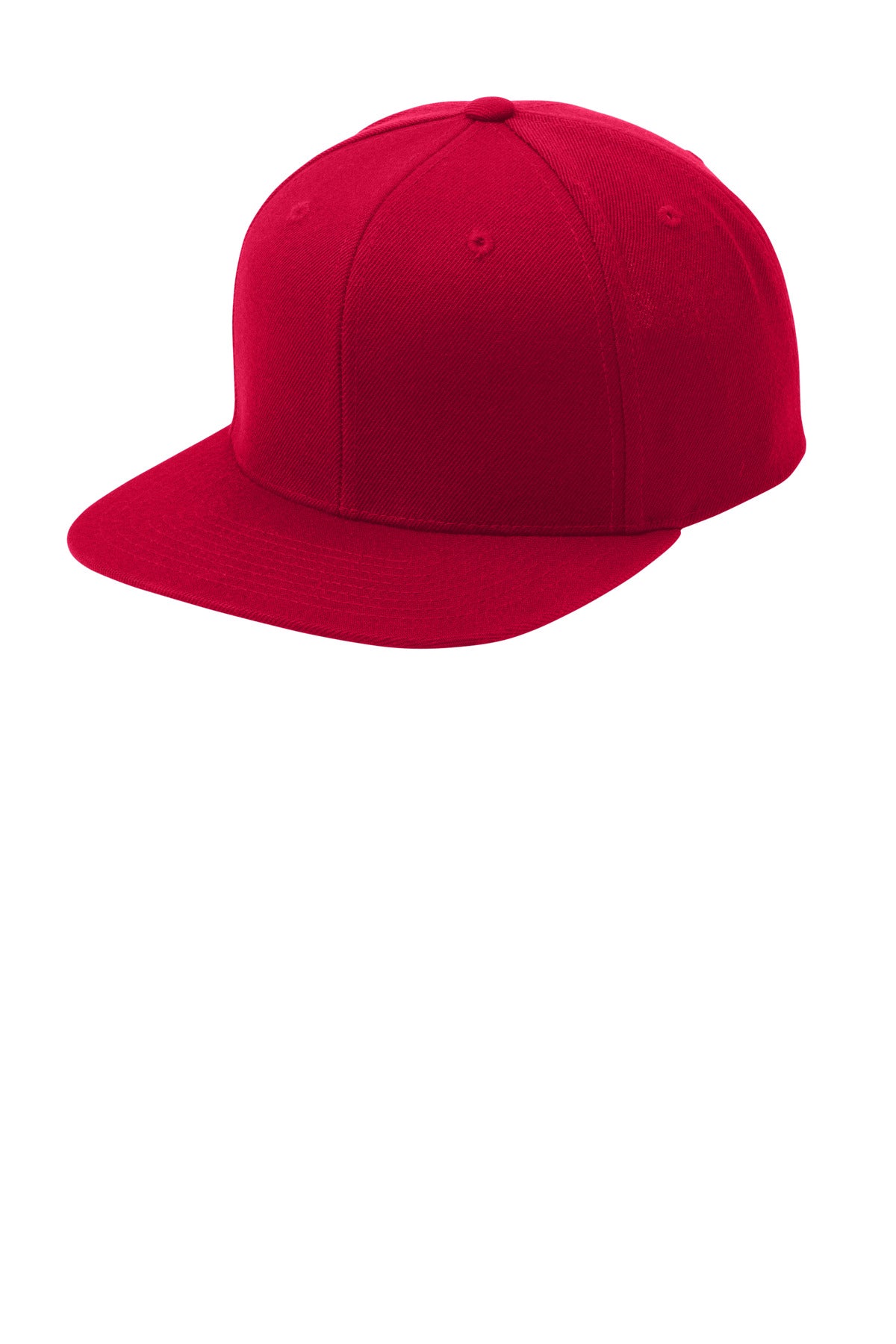 Sport-Tek YP Classics Flat Bill Snapback Cap. STC19 - Deep Red