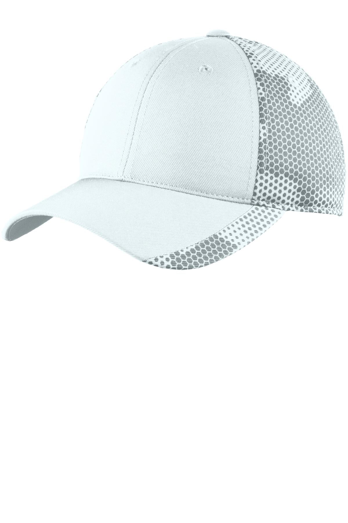 Sport-Tek CamoHex Cap. STC23 - White