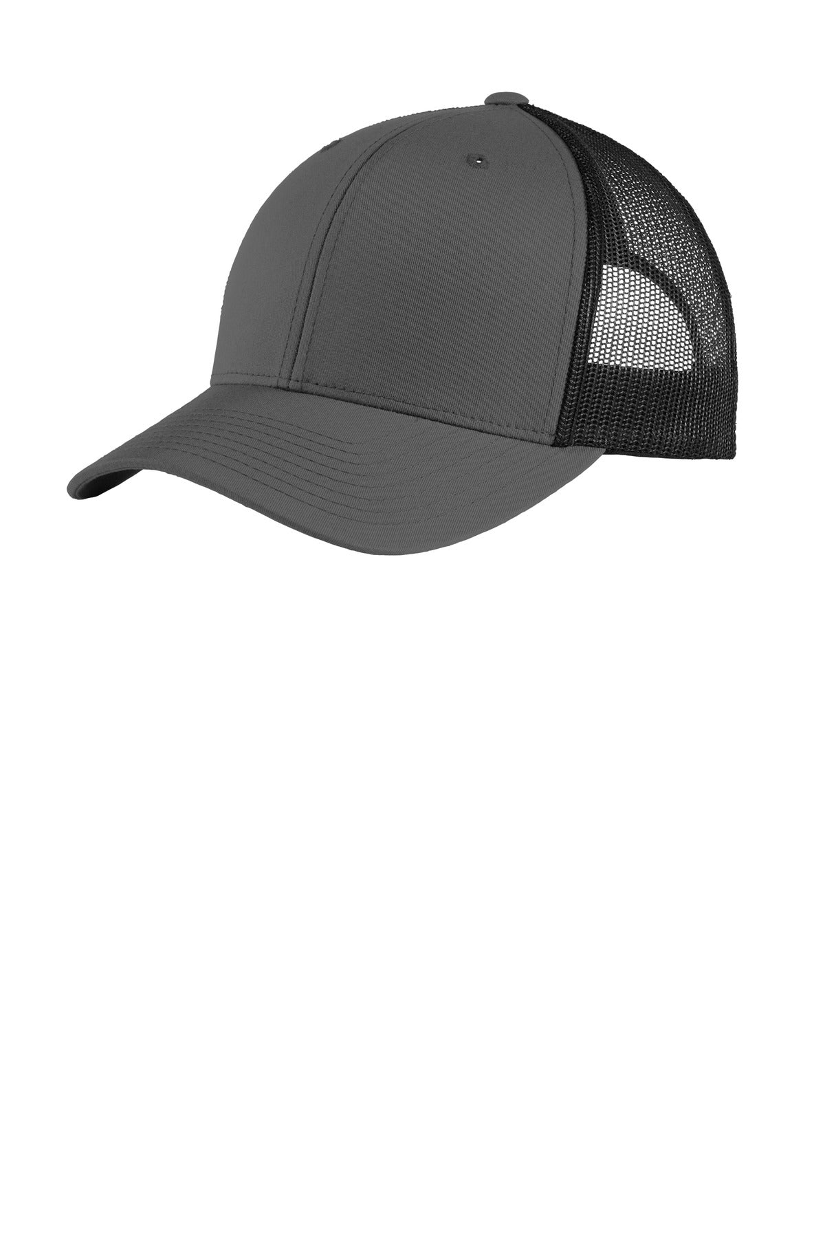 Sport-Tek YP Classics Retro Trucker Cap. STC39 - Graphite/ Black