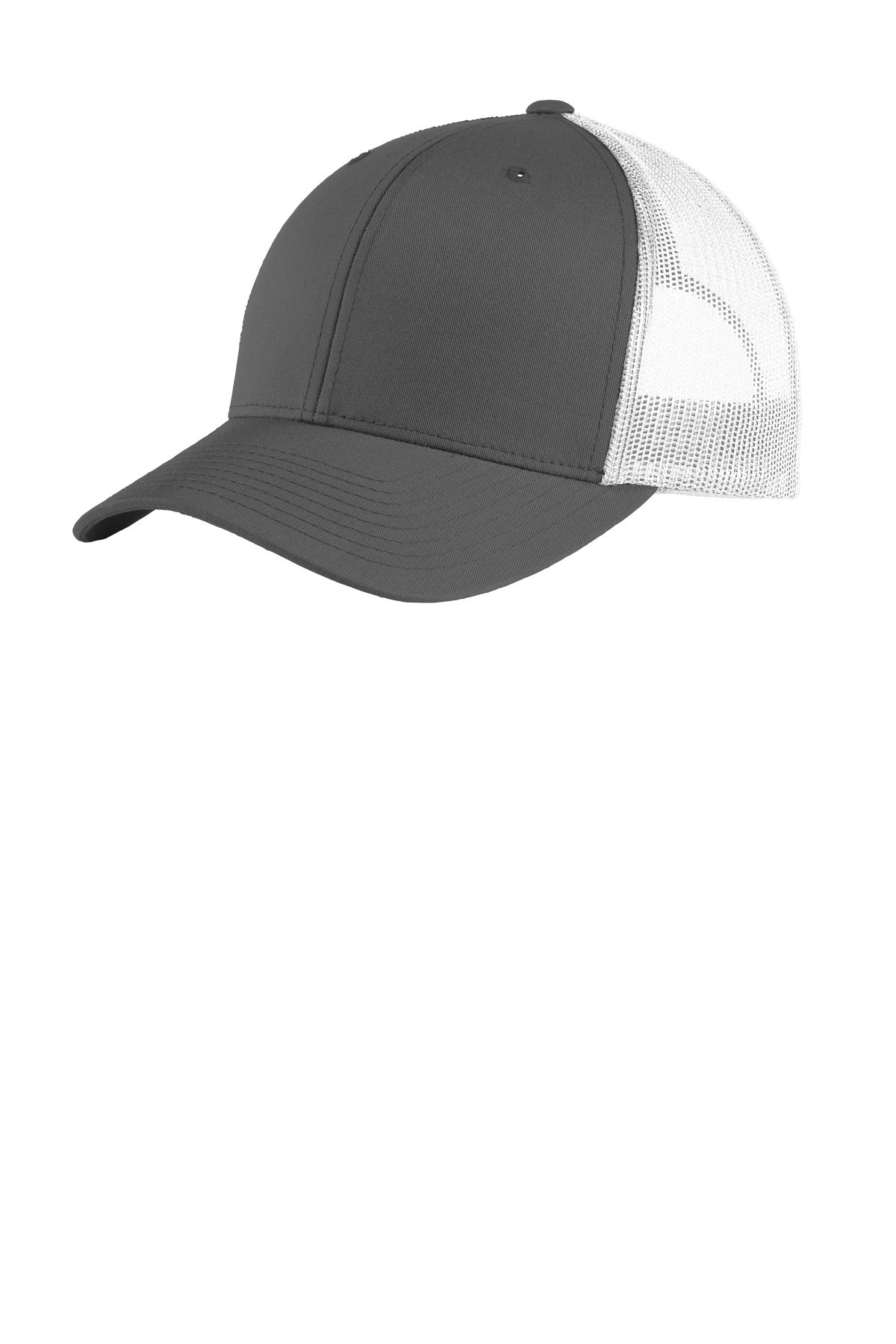 Sport-Tek YP Classics Retro Trucker Cap. STC39 - Graphite/ White