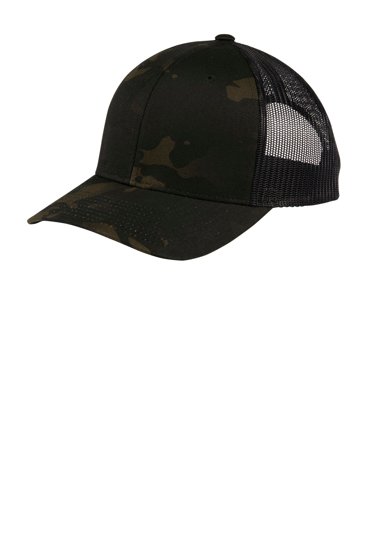 Sport-Tek YP Classics Retro Trucker Cap. STC39 - Multicam Black