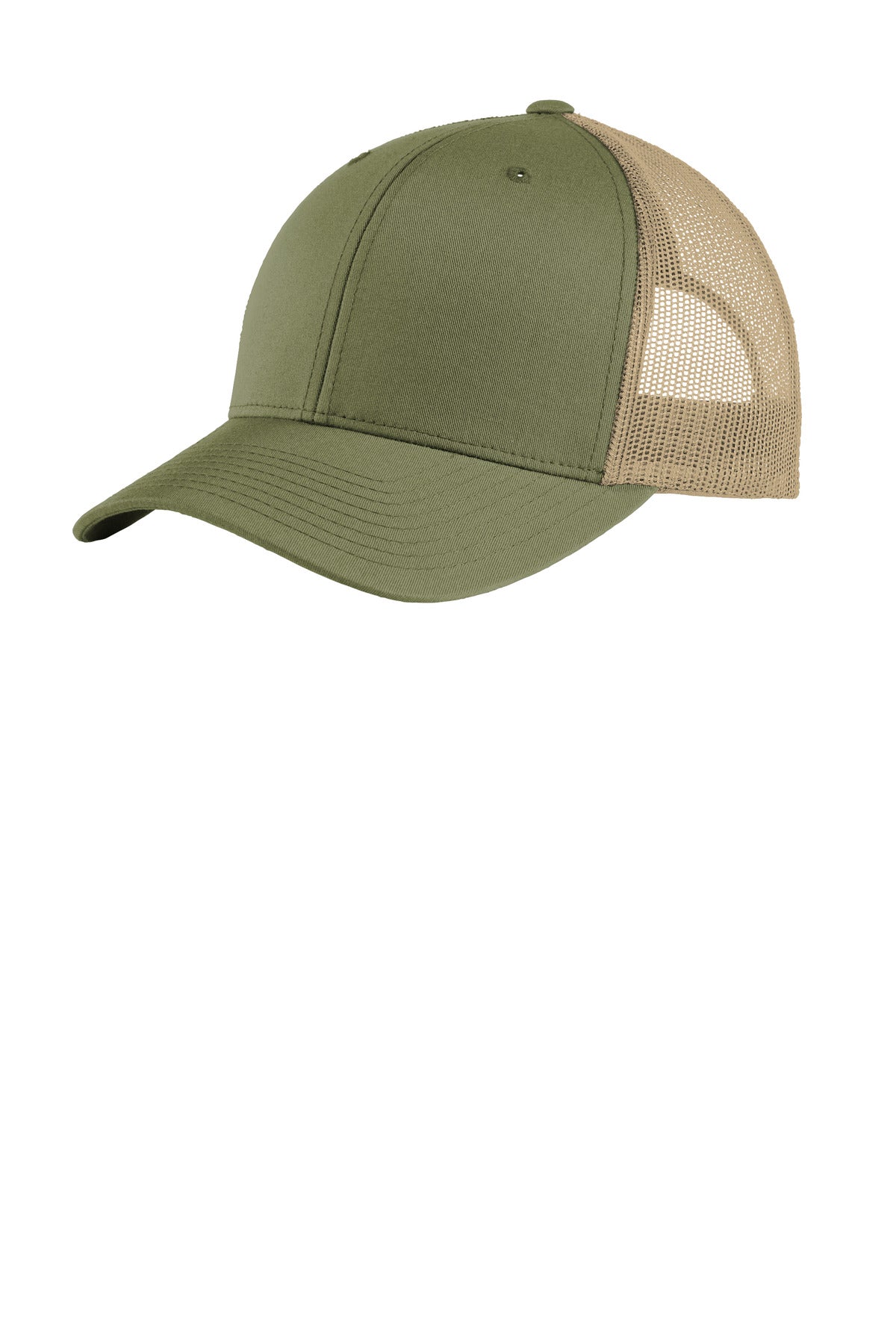 Sport-Tek YP Classics Retro Trucker Cap. STC39 - Olive/ Khaki