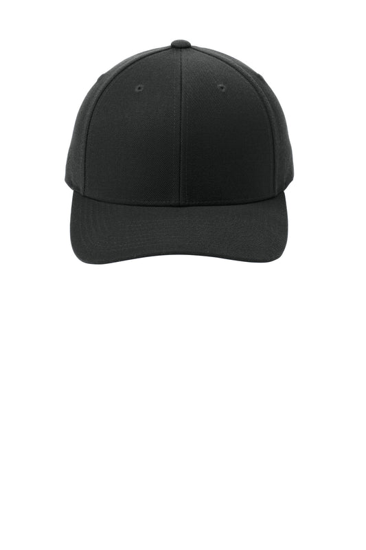 Sport-Tek  YP Classics  Curve Bill Snapback Cap. STC43 - Black