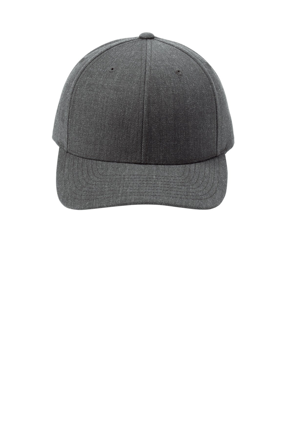 Sport-Tek  YP Classics  Curve Bill Snapback Cap. STC43 - Dark Heather Grey