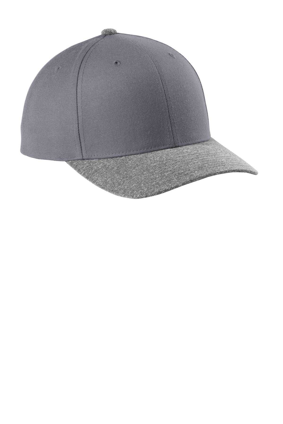 Sport-Tek  YP Classics  Curve Bill Snapback Cap. STC43 - Graphite/ Grey Heather