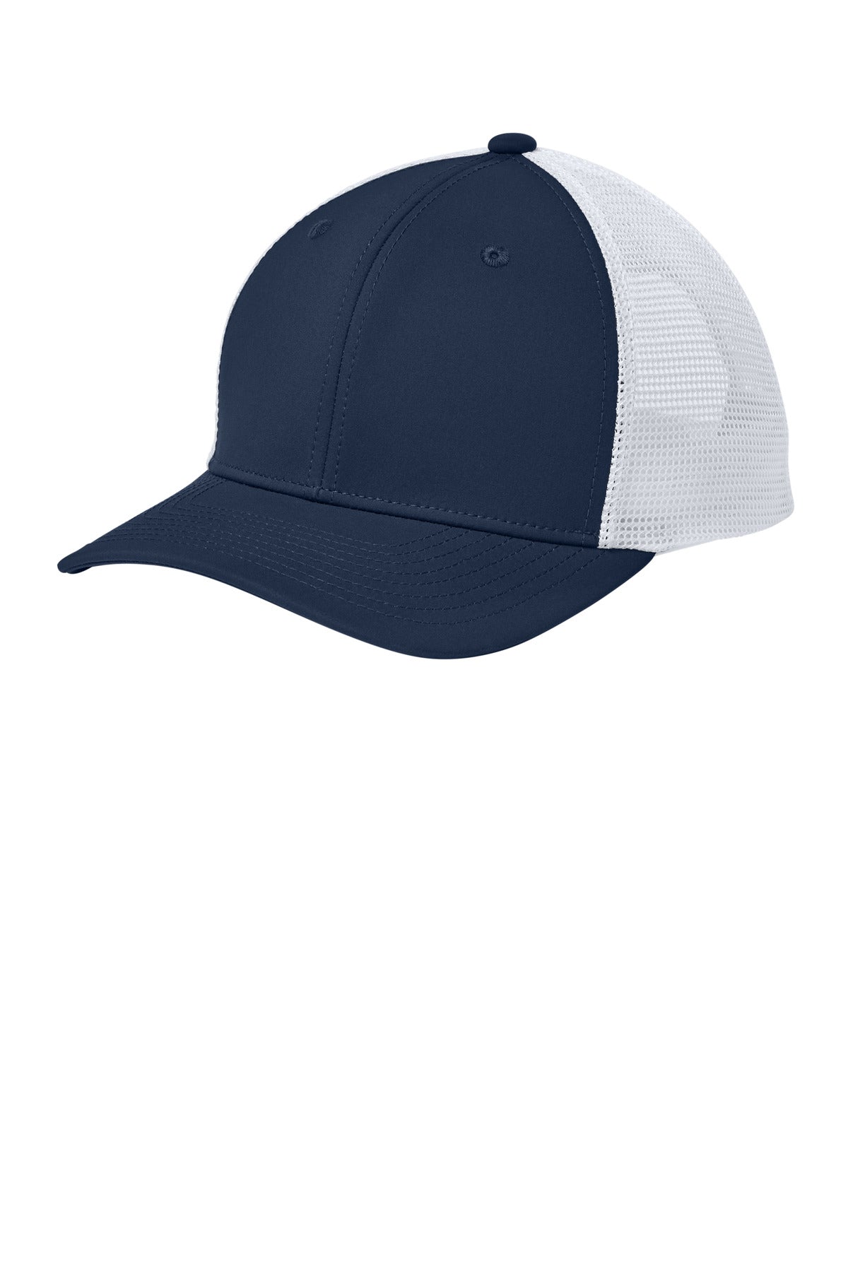 Sport-Tek Club Trucker Cap STC46 - True Navy/ White