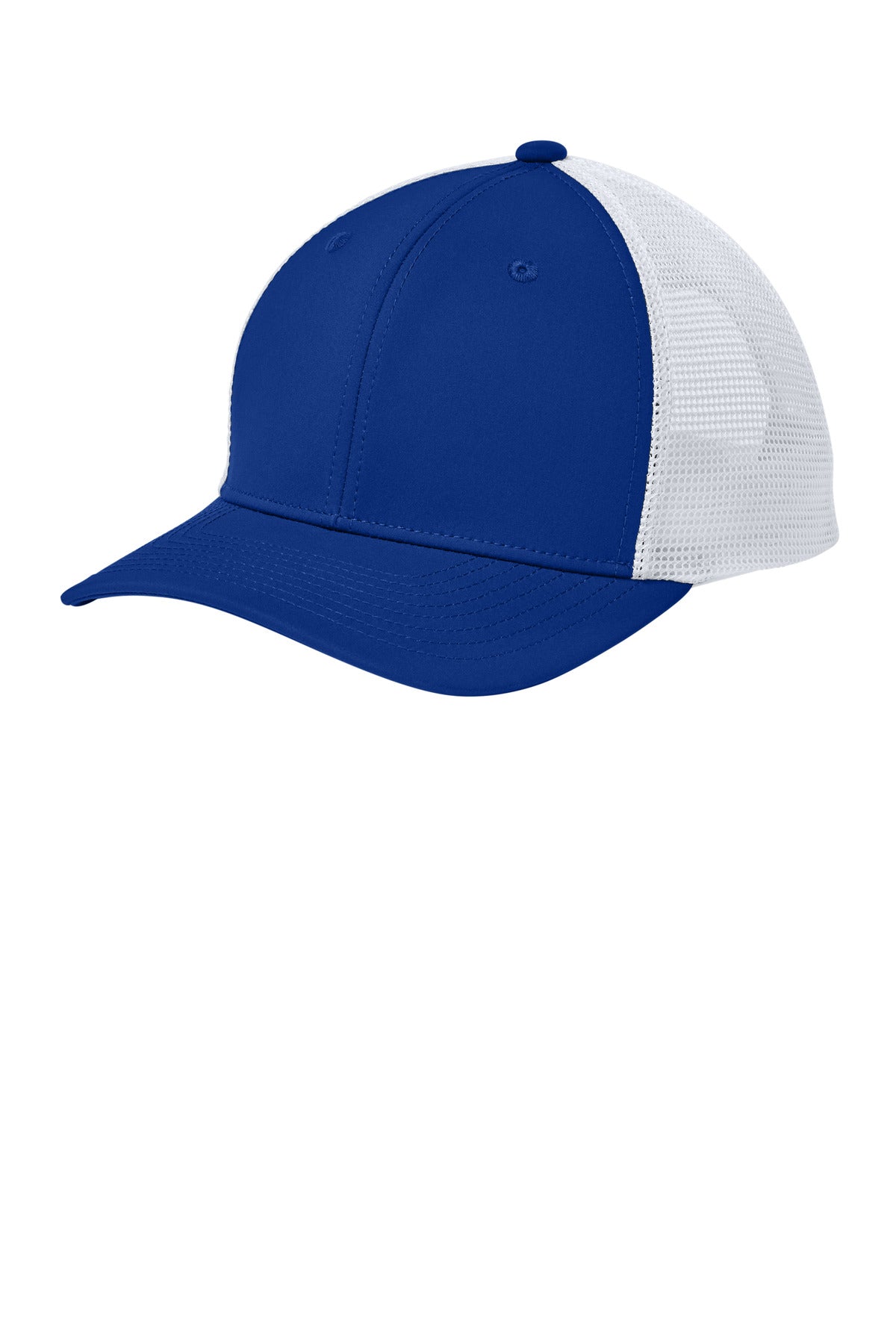 Sport-Tek Club Trucker Cap STC46 - True Royal/ White