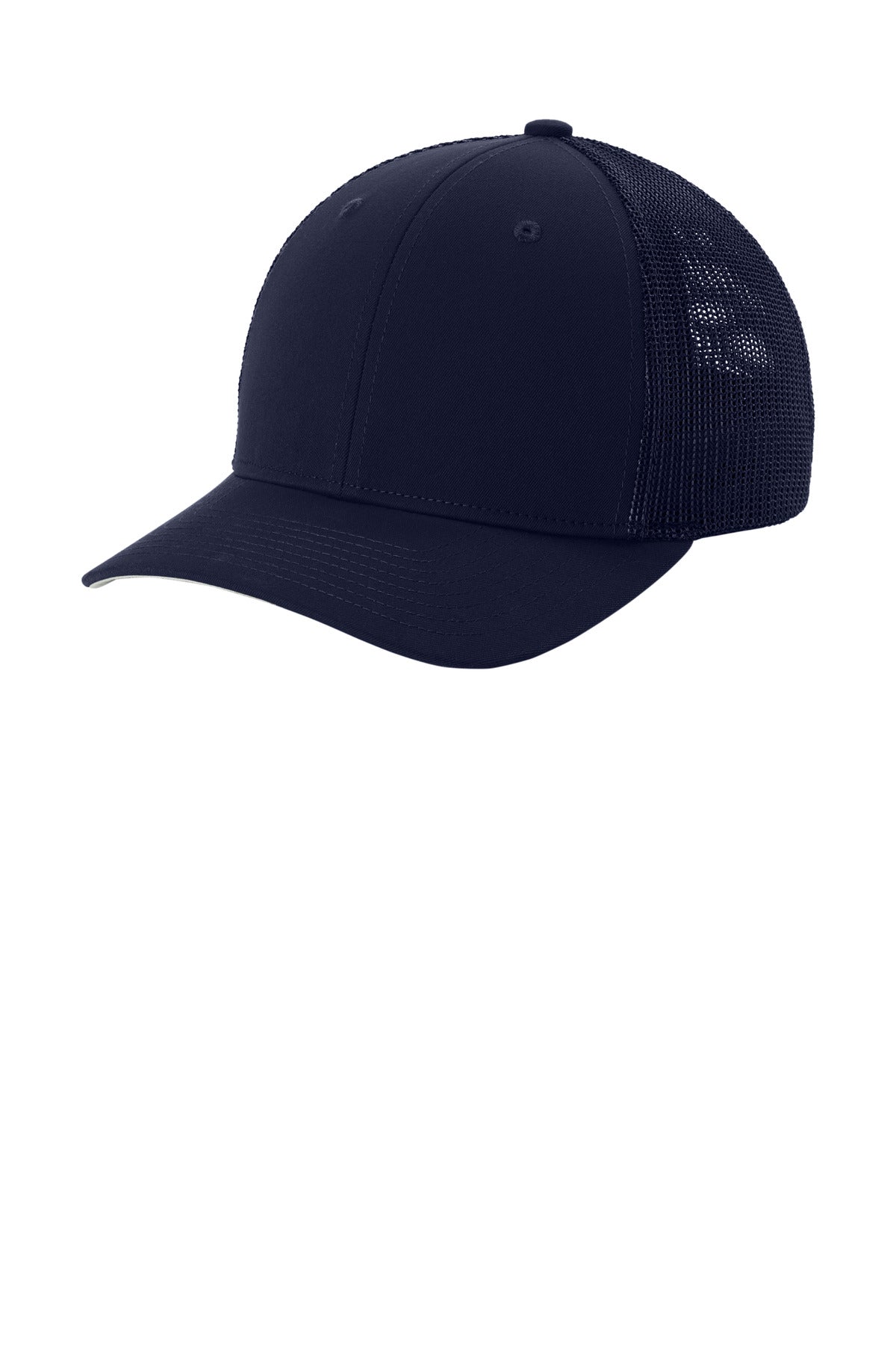 Sport-Tek Stretch-Tek Mesh Back Cap STC60 - True Navy/ True Navy