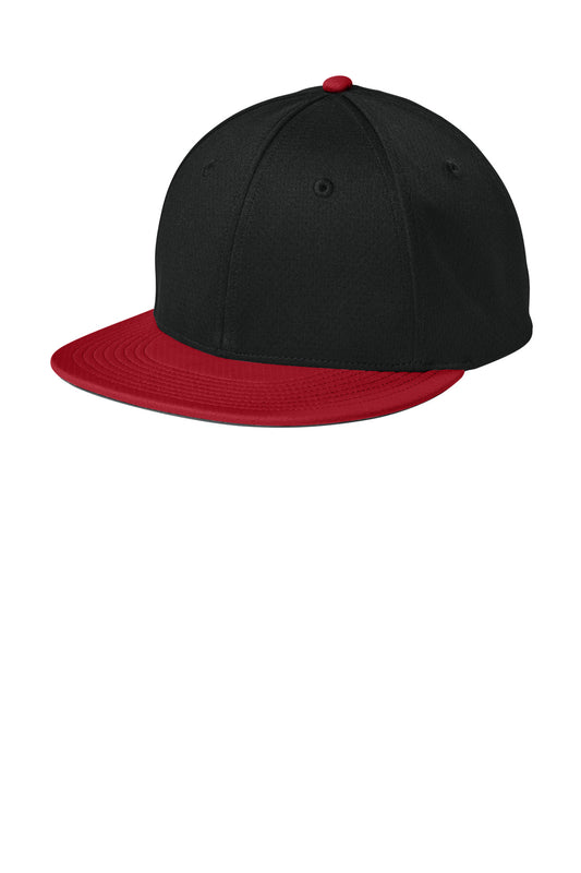 Sport-Tek Impact Mesh Stretch-Tek Cap STC70 - Black/ Deep Red/ Black