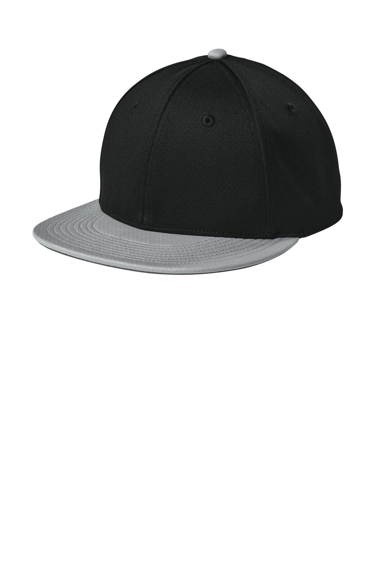 Sport-Tek Impact Mesh Stretch-Tek Cap STC70 - Black/ Silver/ Black