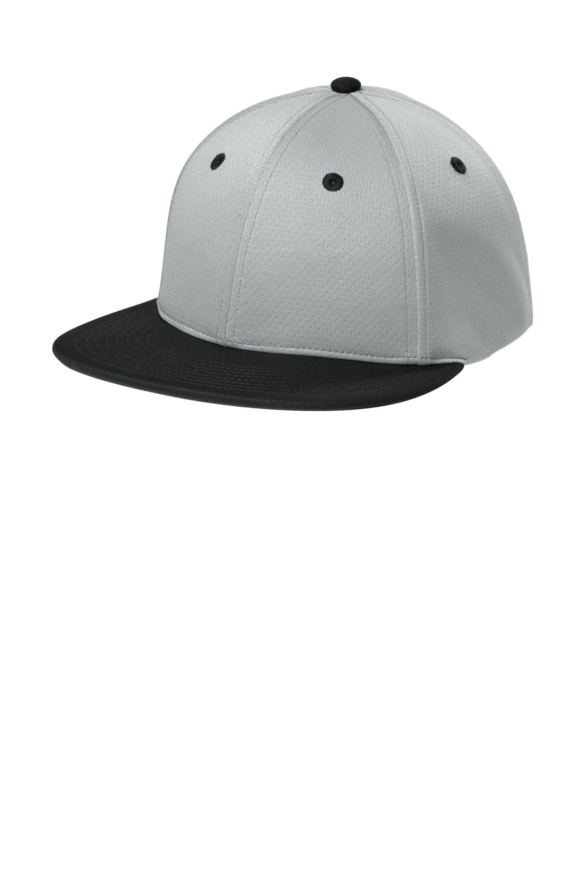 Sport-Tek Impact Mesh Stretch-Tek Cap STC70 - Silver/ Black/ Silver