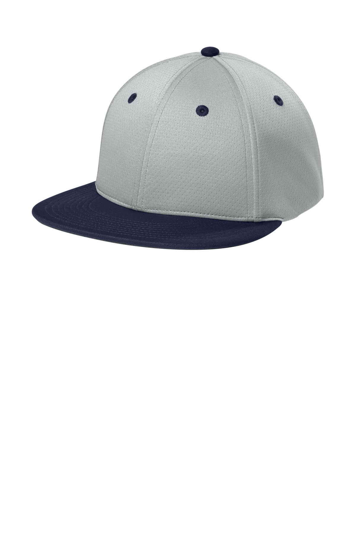 Sport-Tek Impact Mesh Stretch-Tek Cap STC70 - Silver/ True Navy/ Silver
