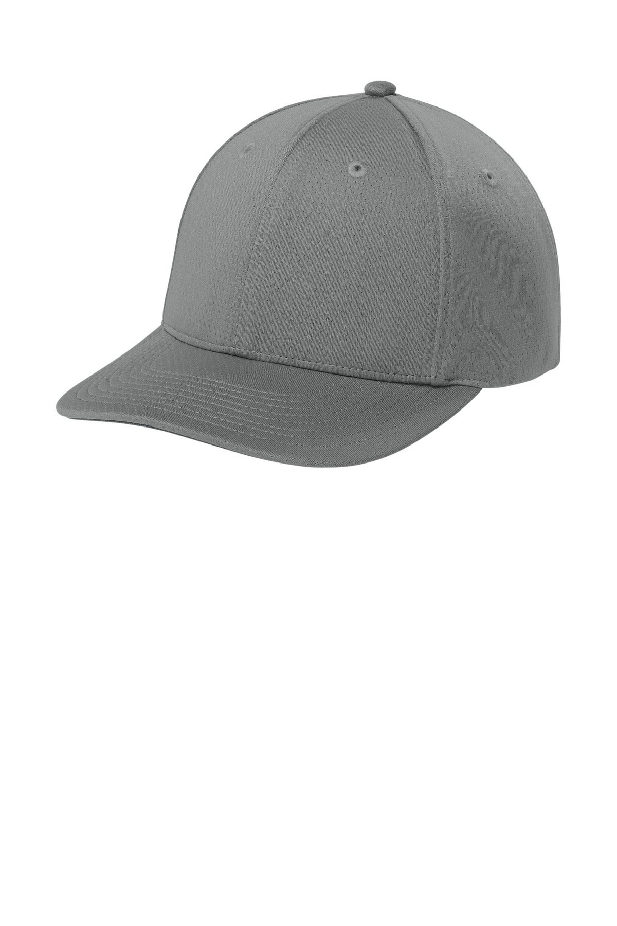 Sport-Tek Impact Mesh Stretch-Tek Adjustable Cap STC71 - Grey Concrete