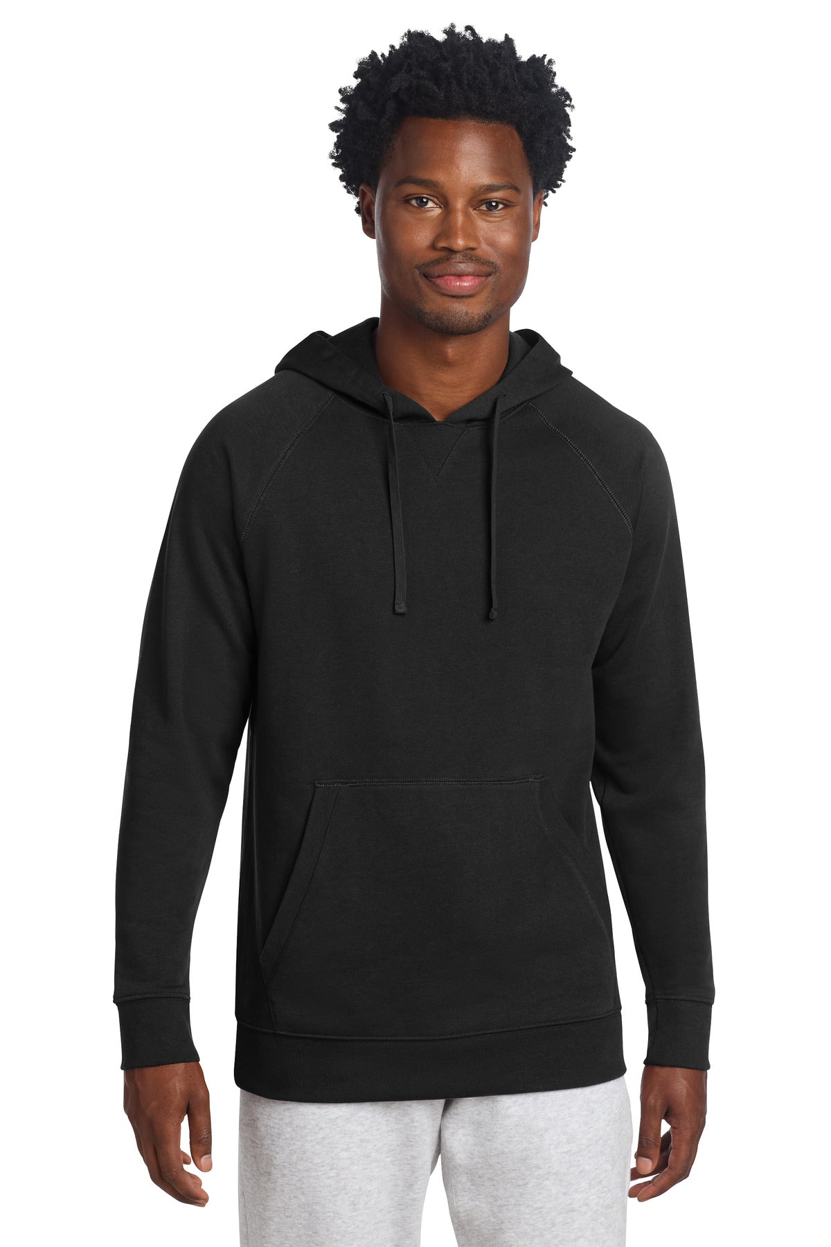 Sport-Tek Drive Fleece Pullover Hoodie STF200 - Black