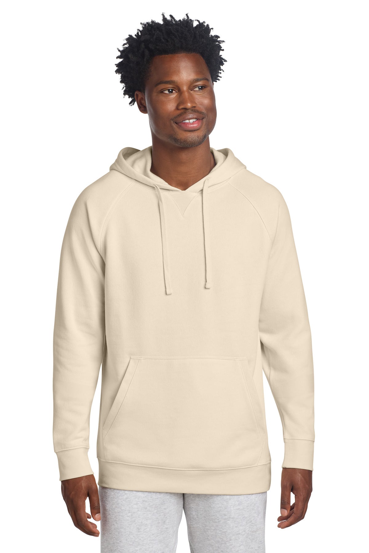 Sport-Tek Drive Fleece Pullover Hoodie STF200 - Ecru