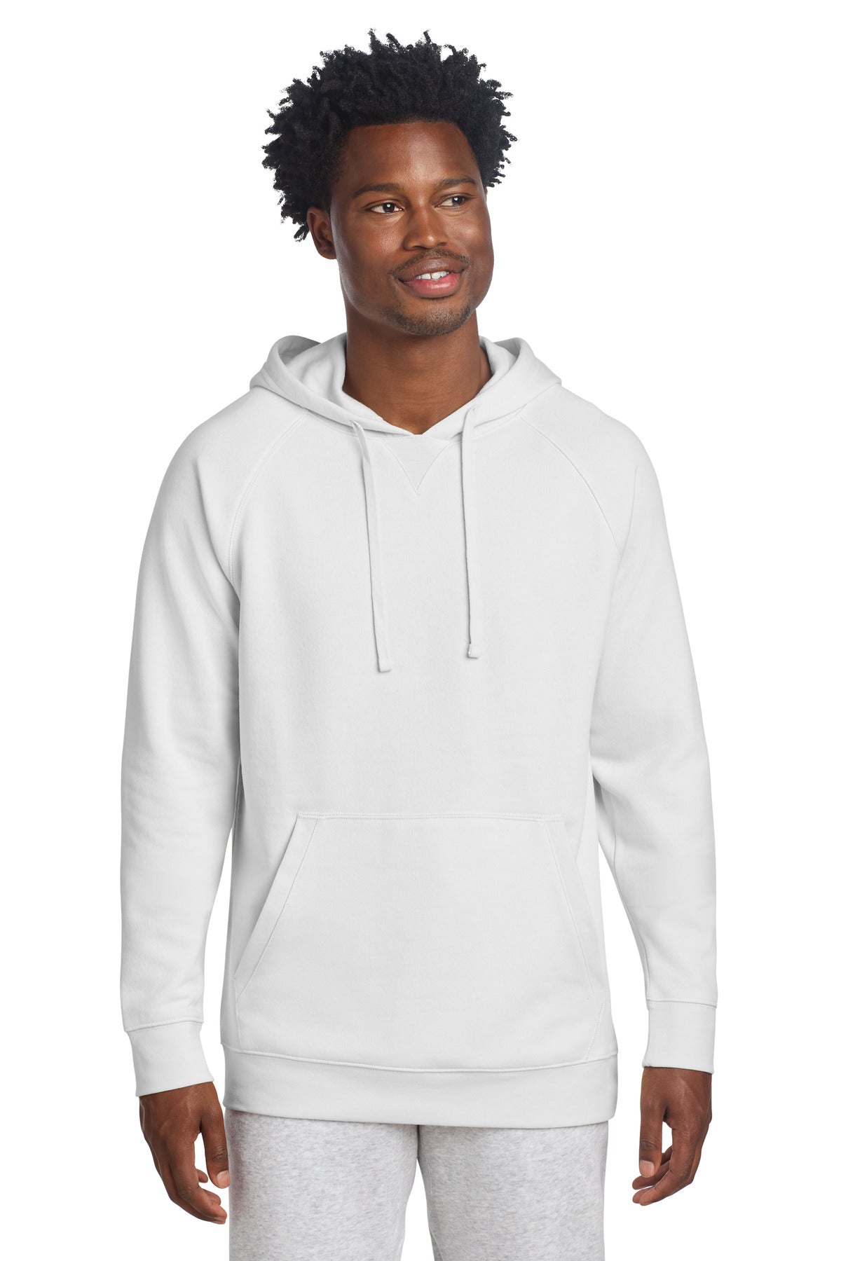 Sport-Tek Drive Fleece Pullover Hoodie STF200 - White