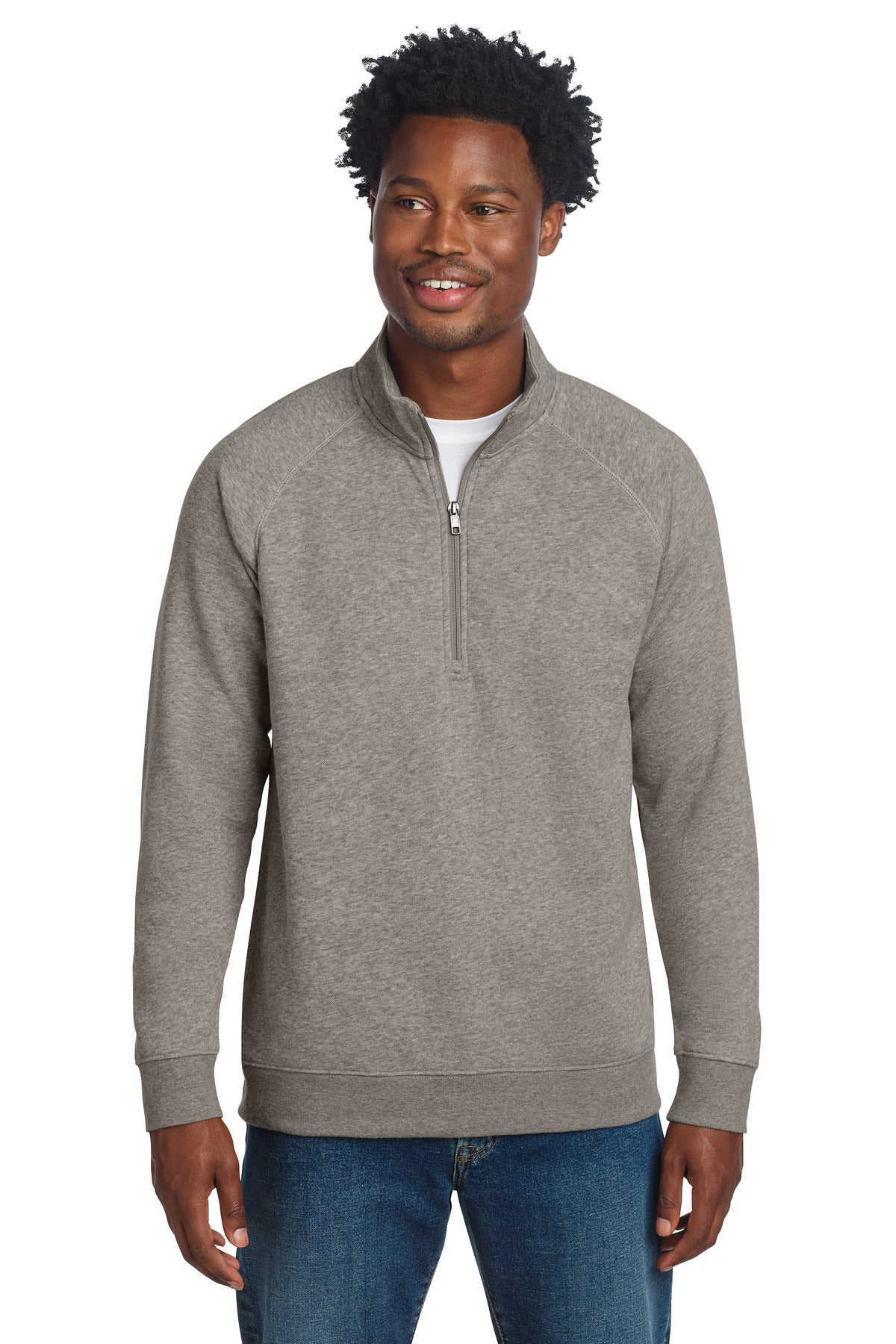 Sport-Tek Drive Fleece 1/4-Zip Pullover STF202 - Vintage Heather
