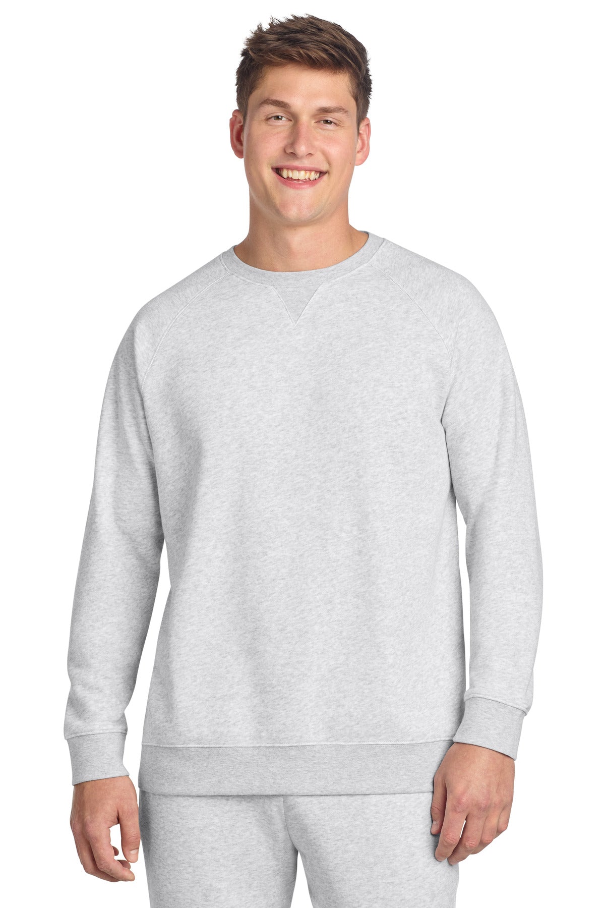 Sport-Tek Drive Fleece Crewneck STF203 - Athletic Heather