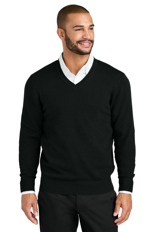 Port Authority Easy Care V-Neck Sweater SW2850 - Deep Black
