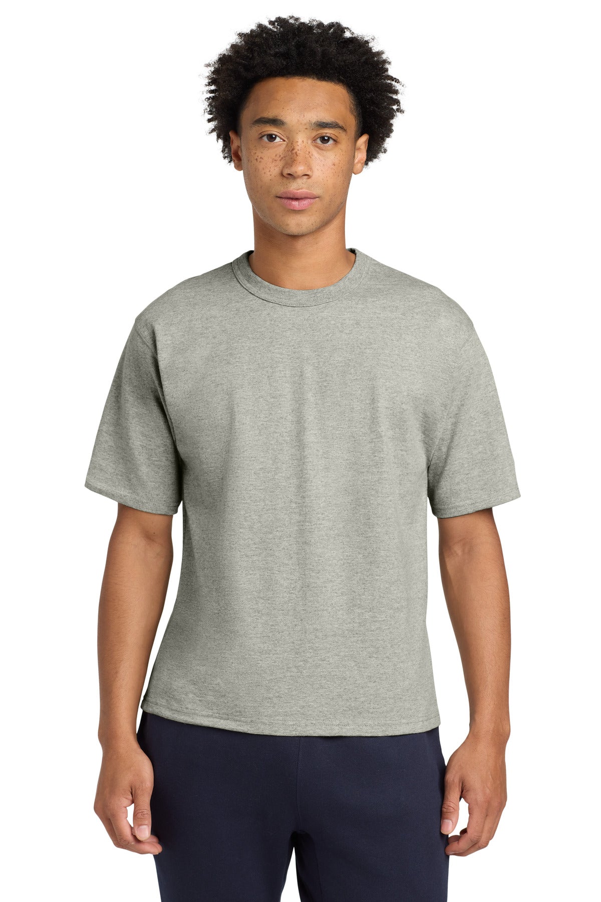 Champion   Heritage 7-Oz. Jersey Tee T105 - Oxford Grey