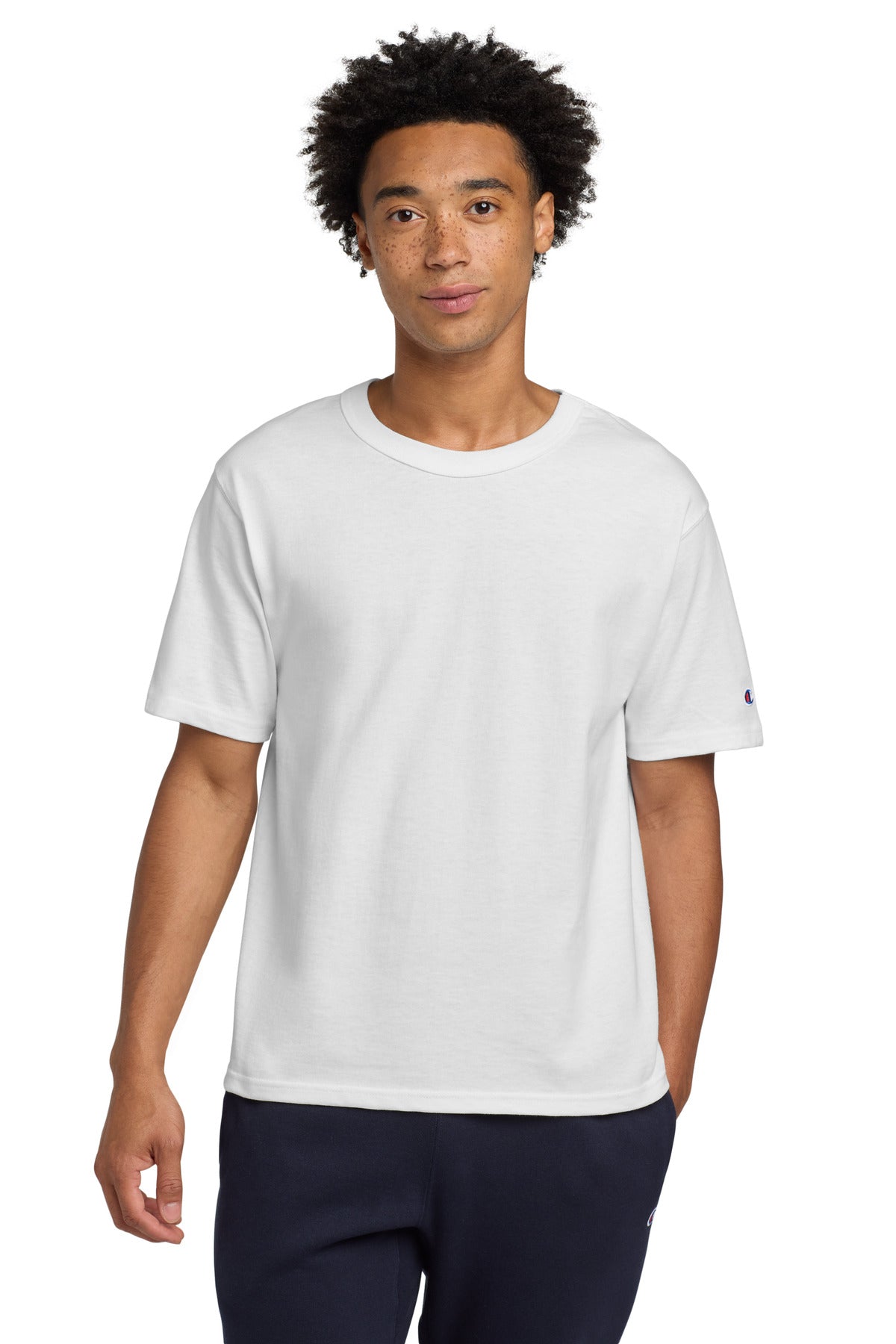 Champion   Heritage 7-Oz. Jersey Tee T105 - White