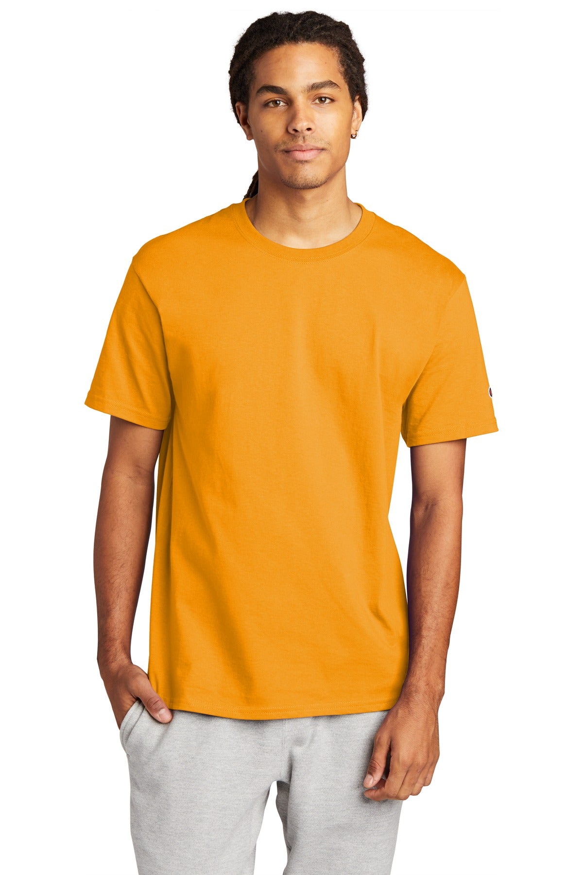 Champion   Heritage 6-Oz. Jersey Tee T425 - Gold