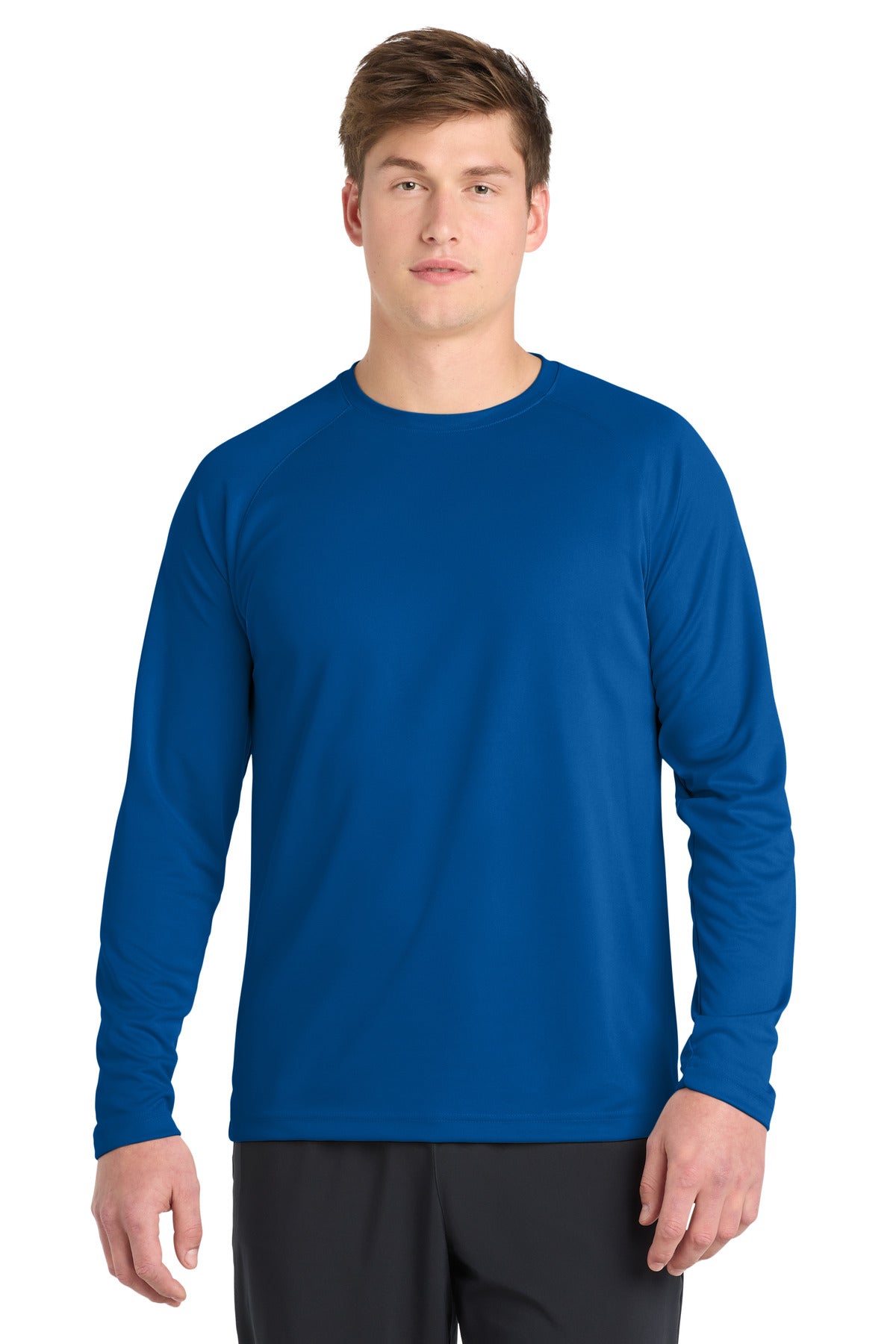 Sport-Tek Dry Zone Long Sleeve Raglan T-Shirt. T473LS - True Royal