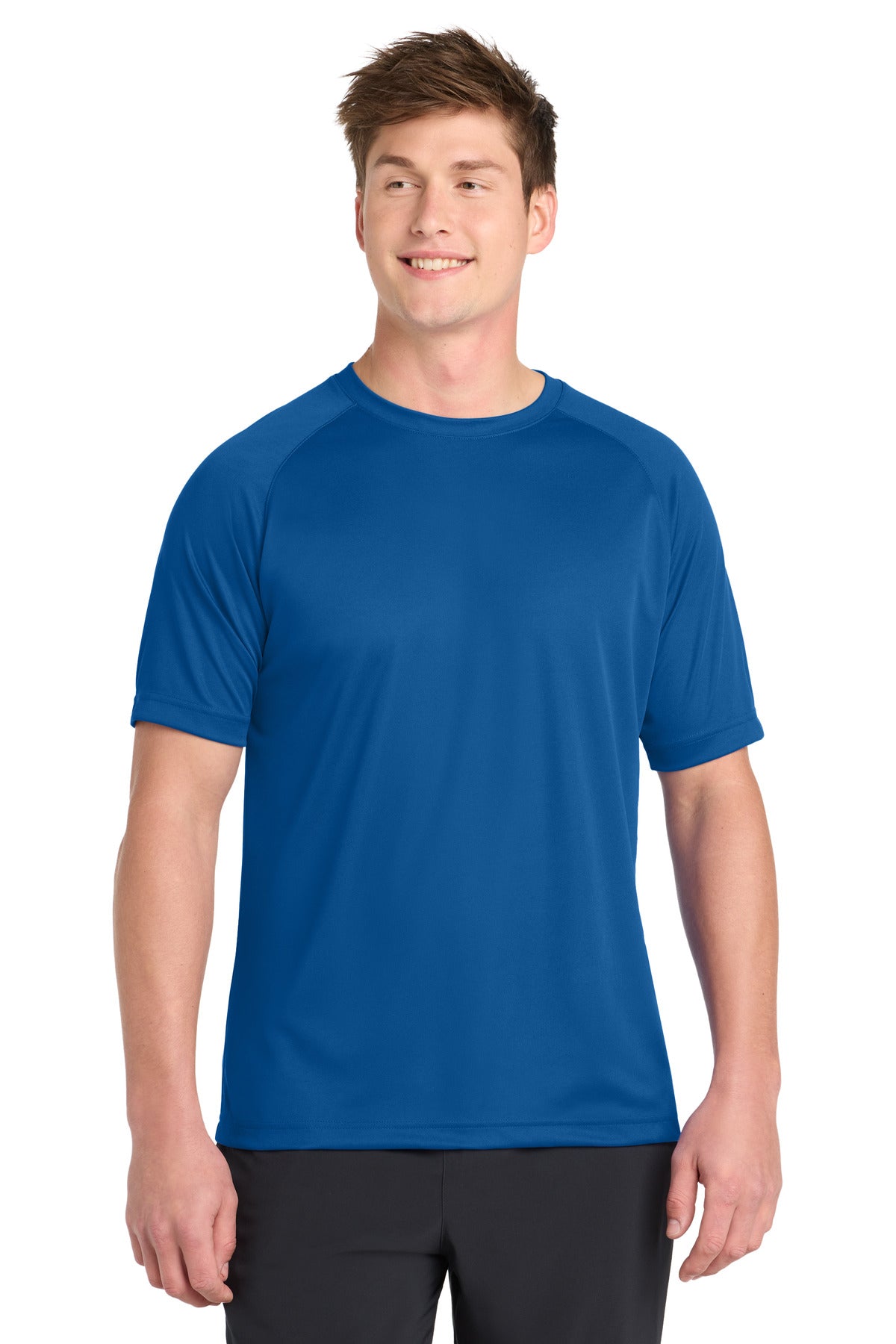 Sport-Tek Dry Zone Short Sleeve Raglan T-Shirt. T473 - True Royal
