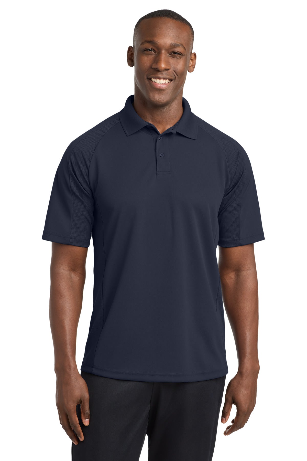 Sport-Tek Dri-Mesh Pro Polo. T474 - Navy
