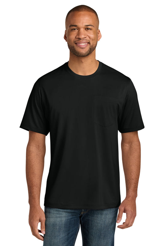 CornerStone Tall Workwear Pro Short Sleeve Pocket Tee TLCS440P - Black