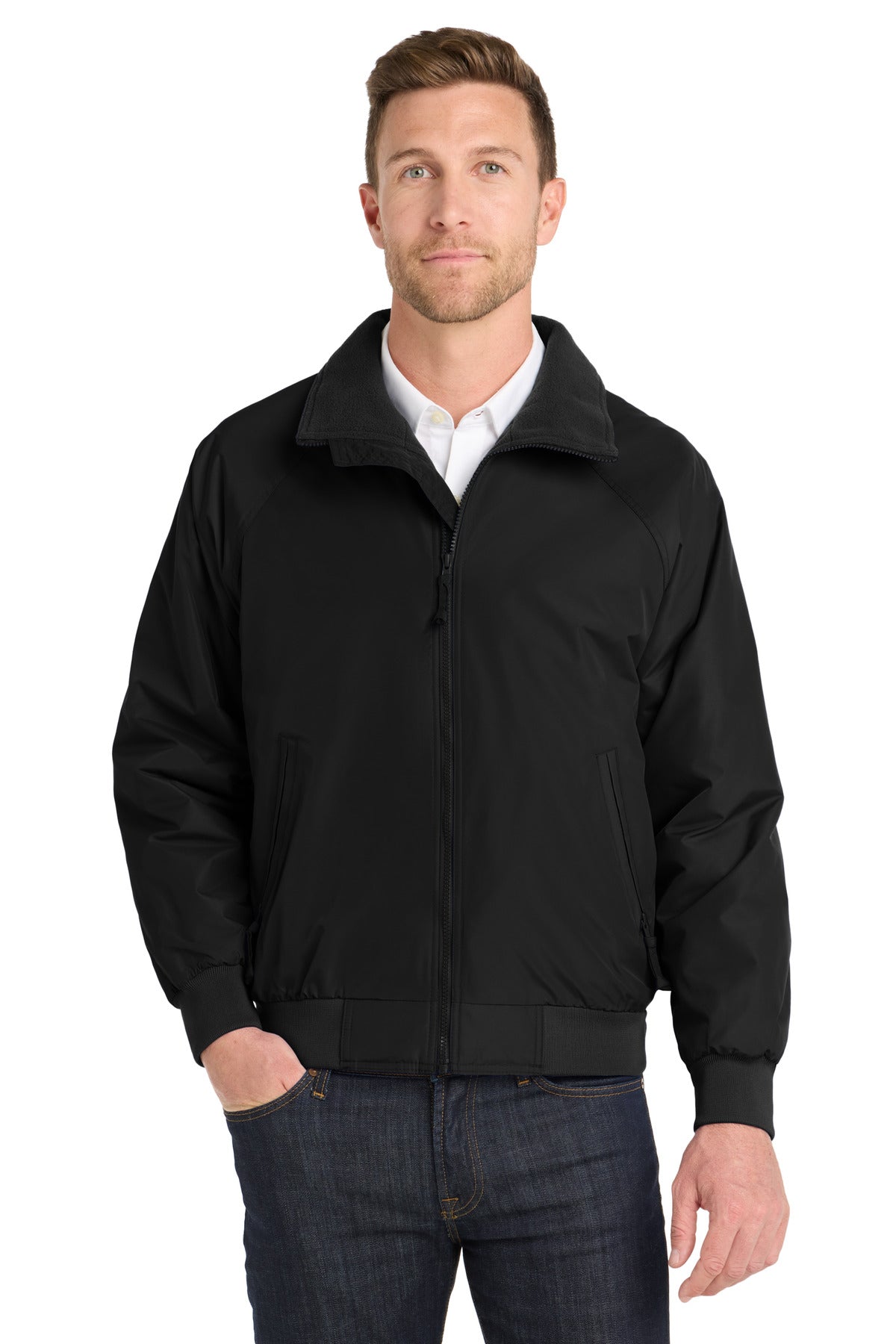 Port Authority Tall Challenger Jacket. TLJ754 - True Black/ True Black