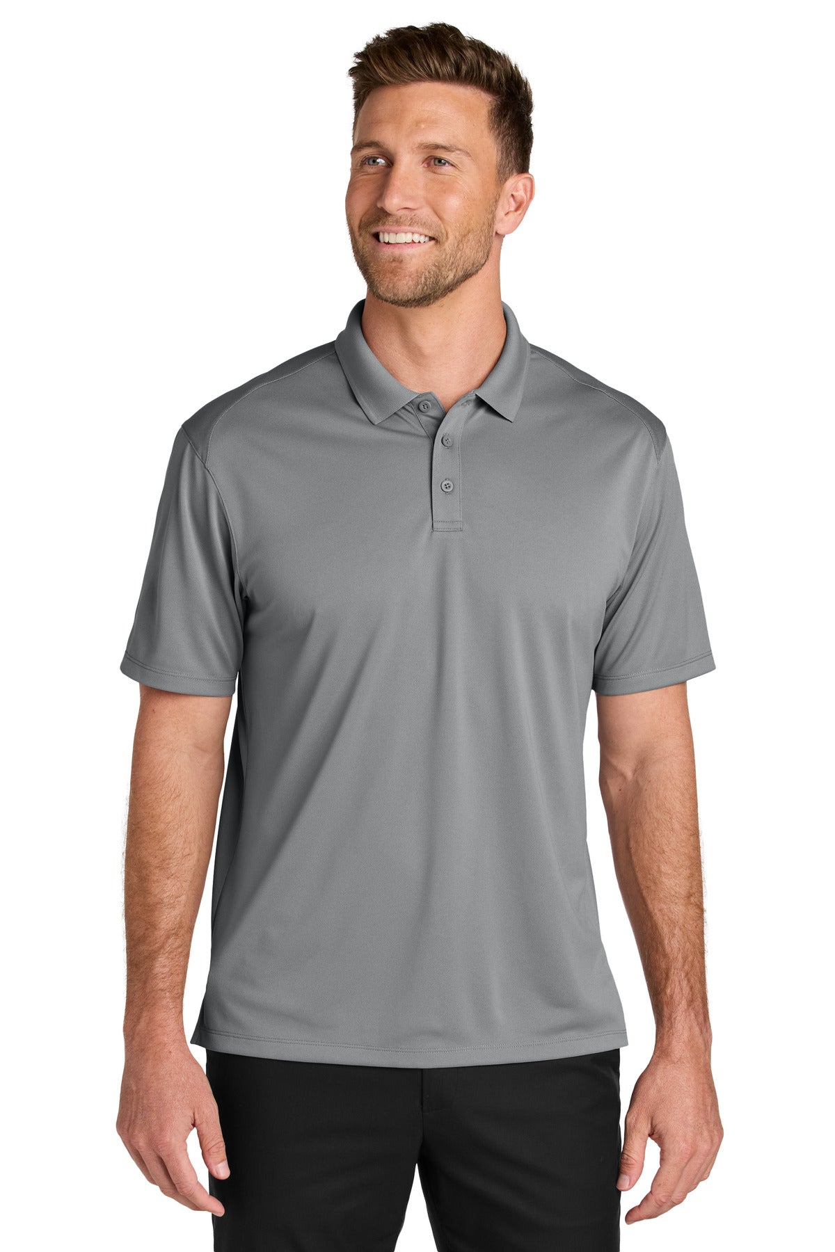 Port Authority Tall Wearever Performance Pique Polo TLK240 - Gusty Grey