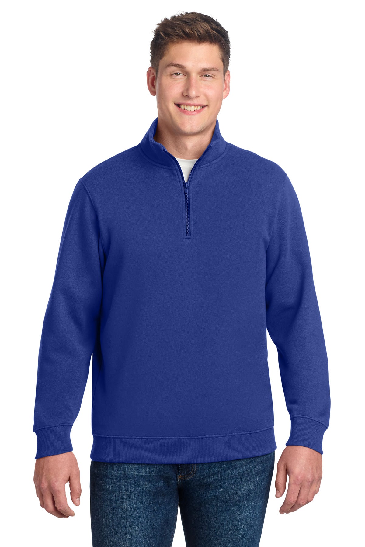 Sport-Tek Tall 1/4-Zip Sweatshirt. TST253 - True Royal