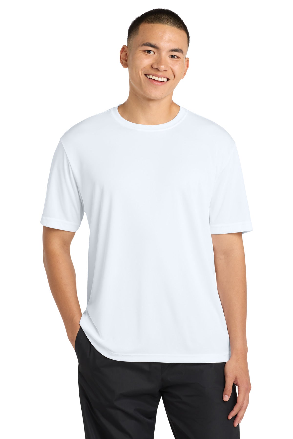 Sport-Tek Tall PosiCharge Competitor  Tee. TST350 - White