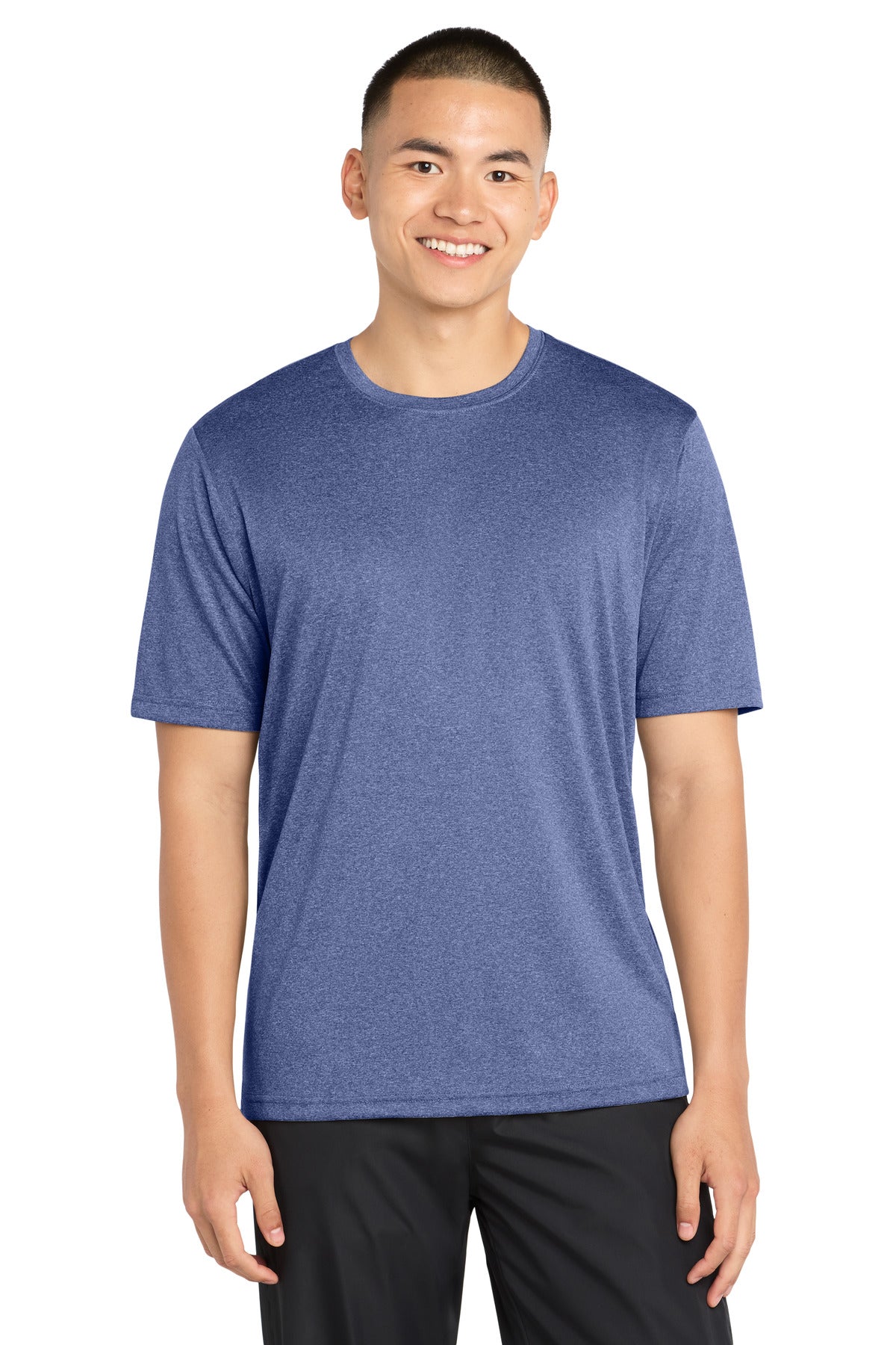 Sport-Tek Tall Heather Contender Tee. TST360 - True Royal Heather
