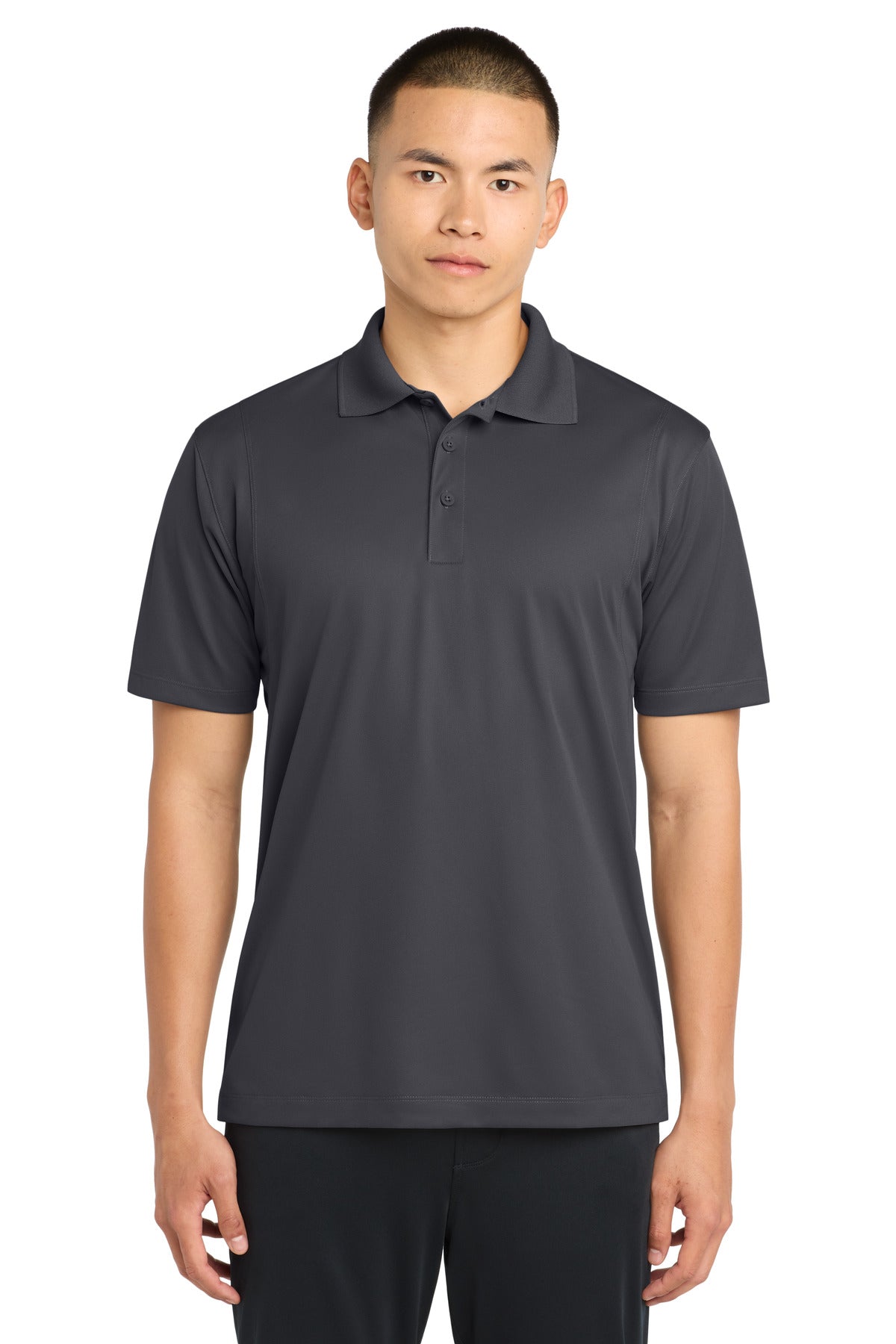 Sport-Tek Tall Micropique Sport-Wick Polo. TST650 - Iron Grey
