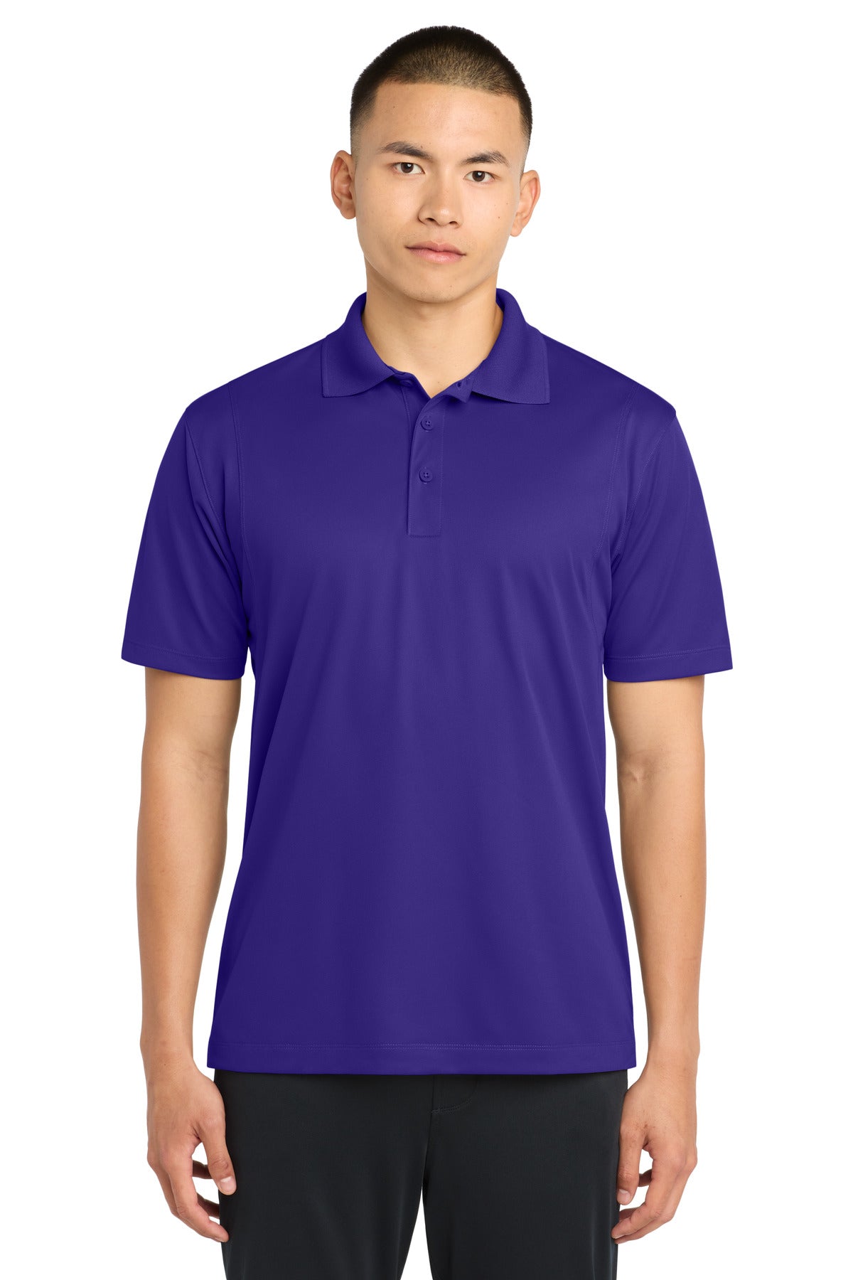 Sport-Tek Tall Micropique Sport-Wick Polo. TST650 - Purple